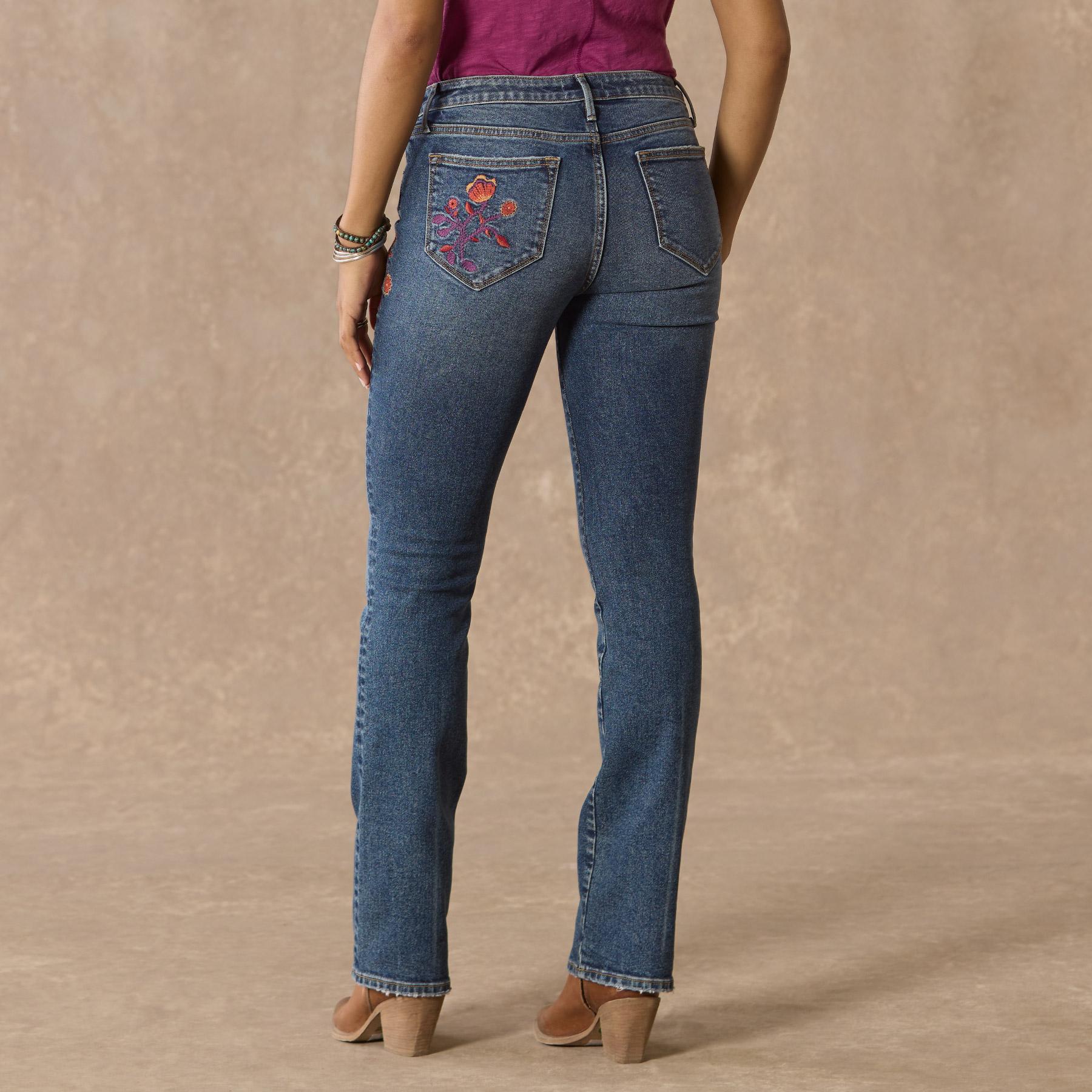 sundance-Kelly Autumn Bloom Jeans-Sundance Outlet