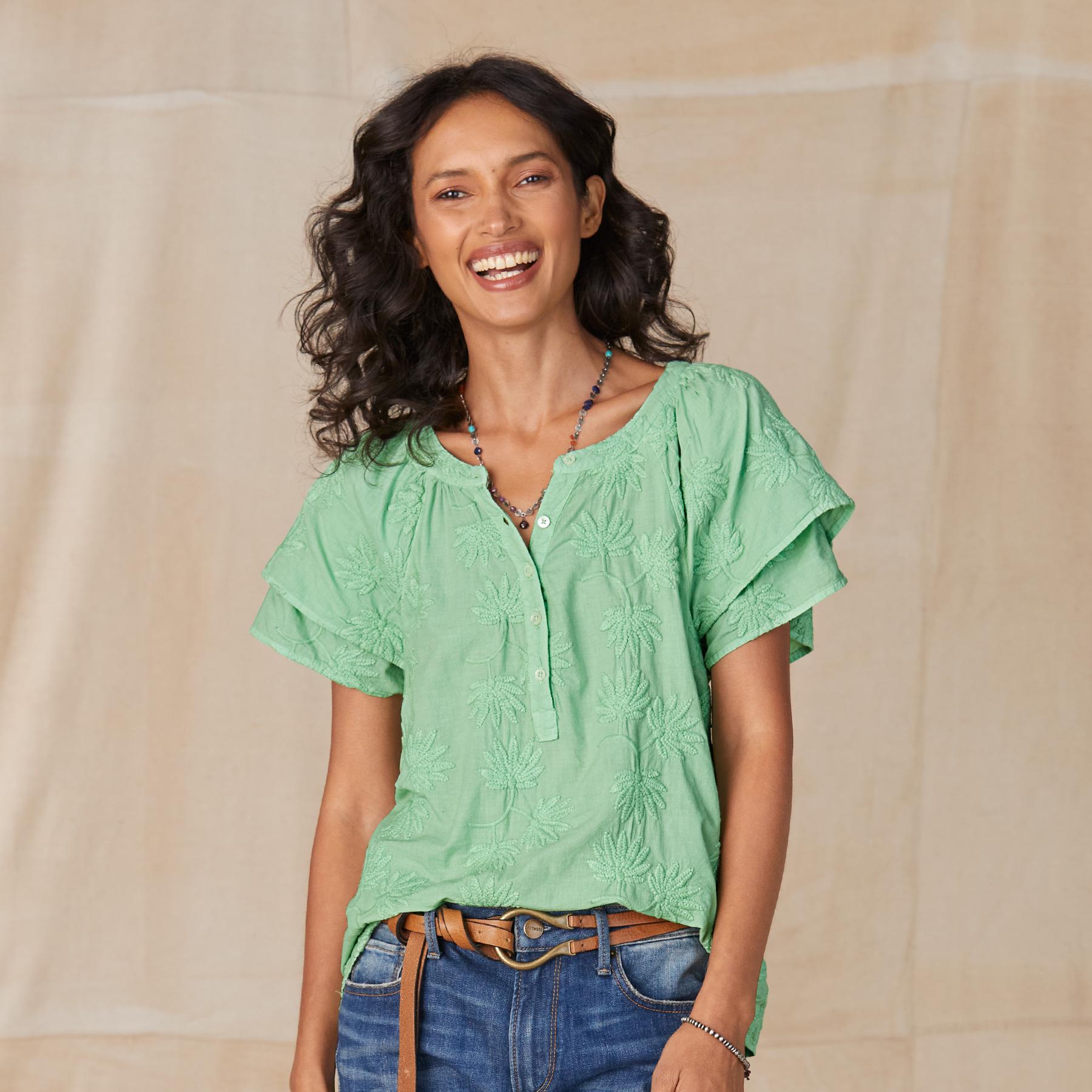 sundance-Claudie Wildflower Blouse-Sundance Outlet