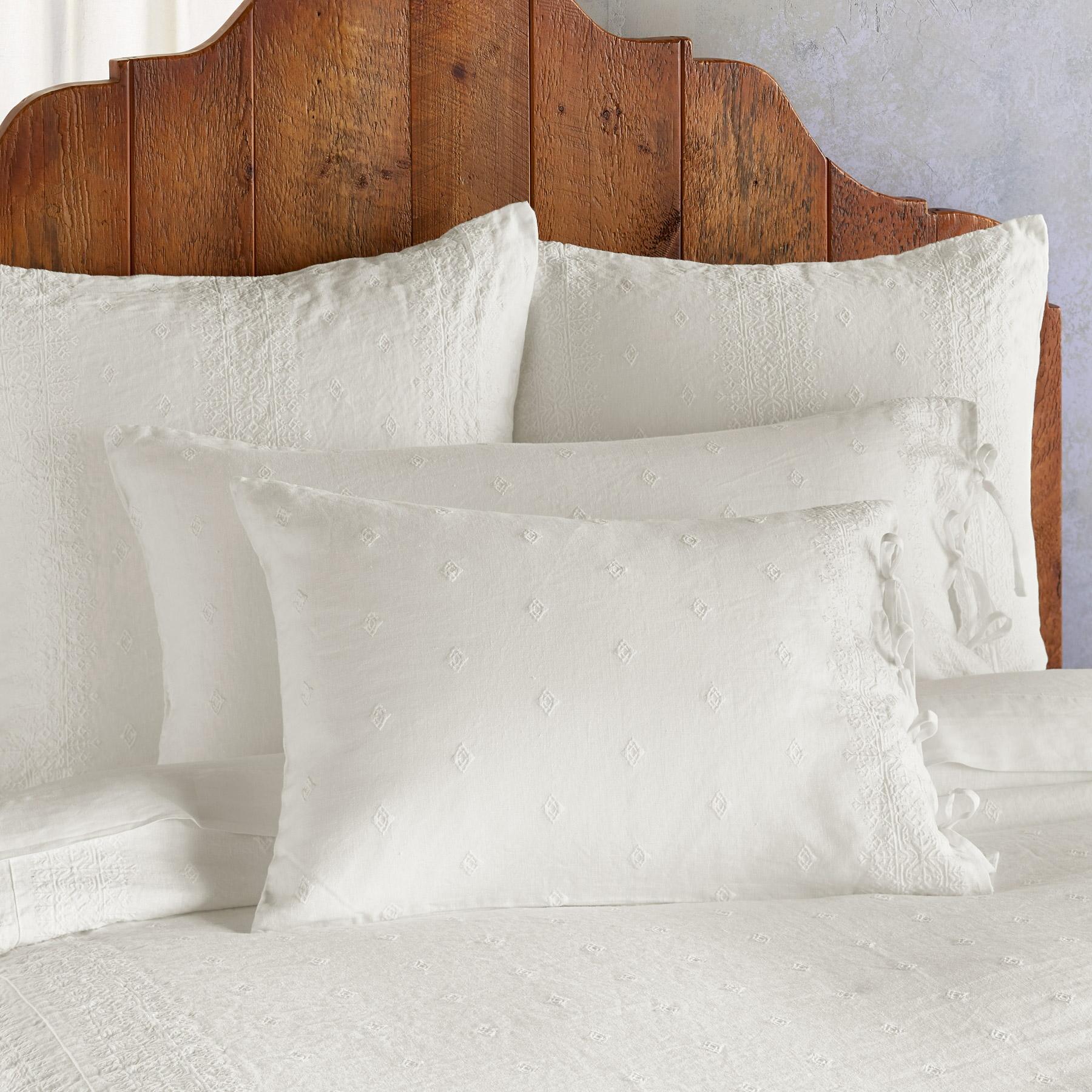 sundance-Gossamer Linen Embroidery Sham-Sundance Outlet