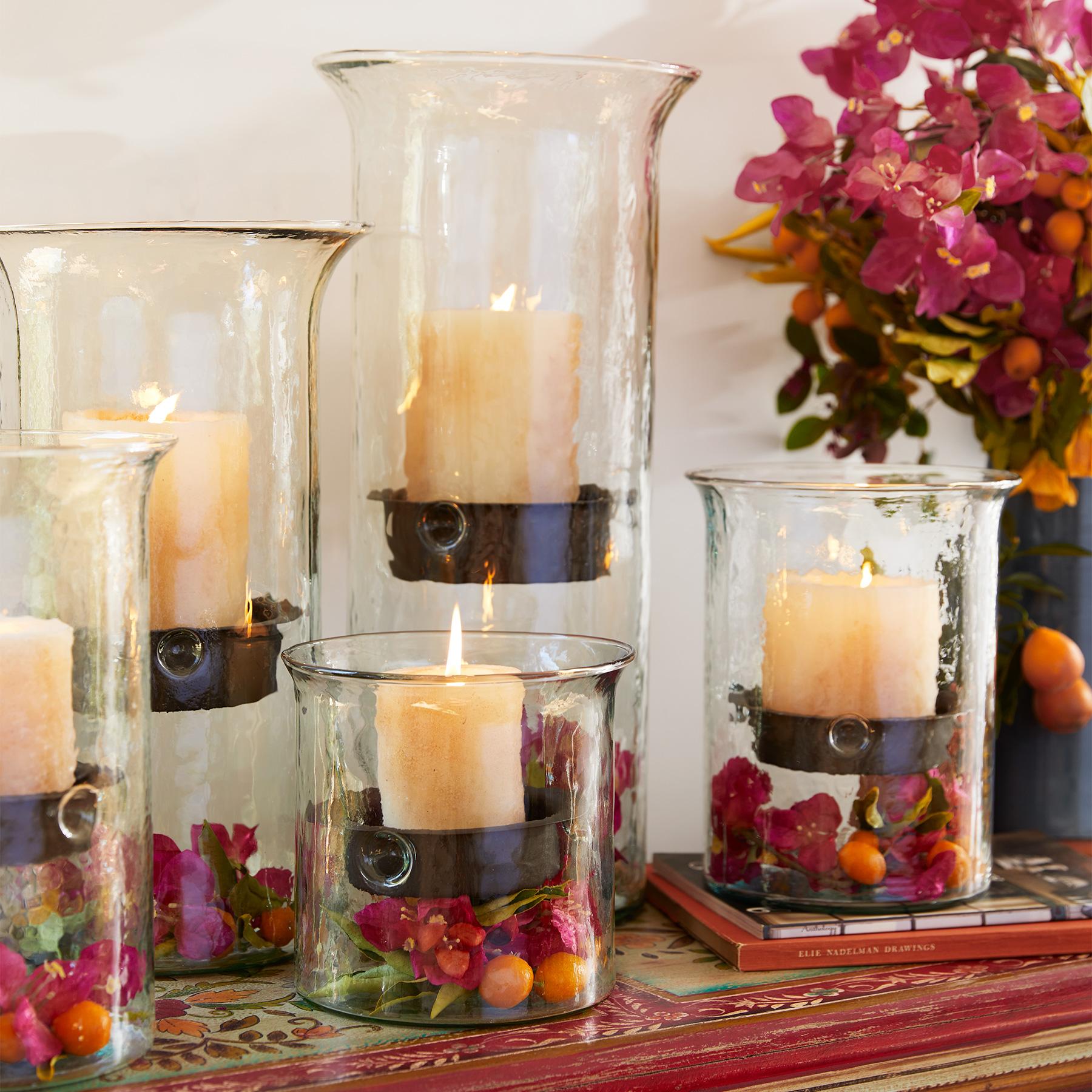 sundance-Blown Glass Hurricane-Sundance Outlet