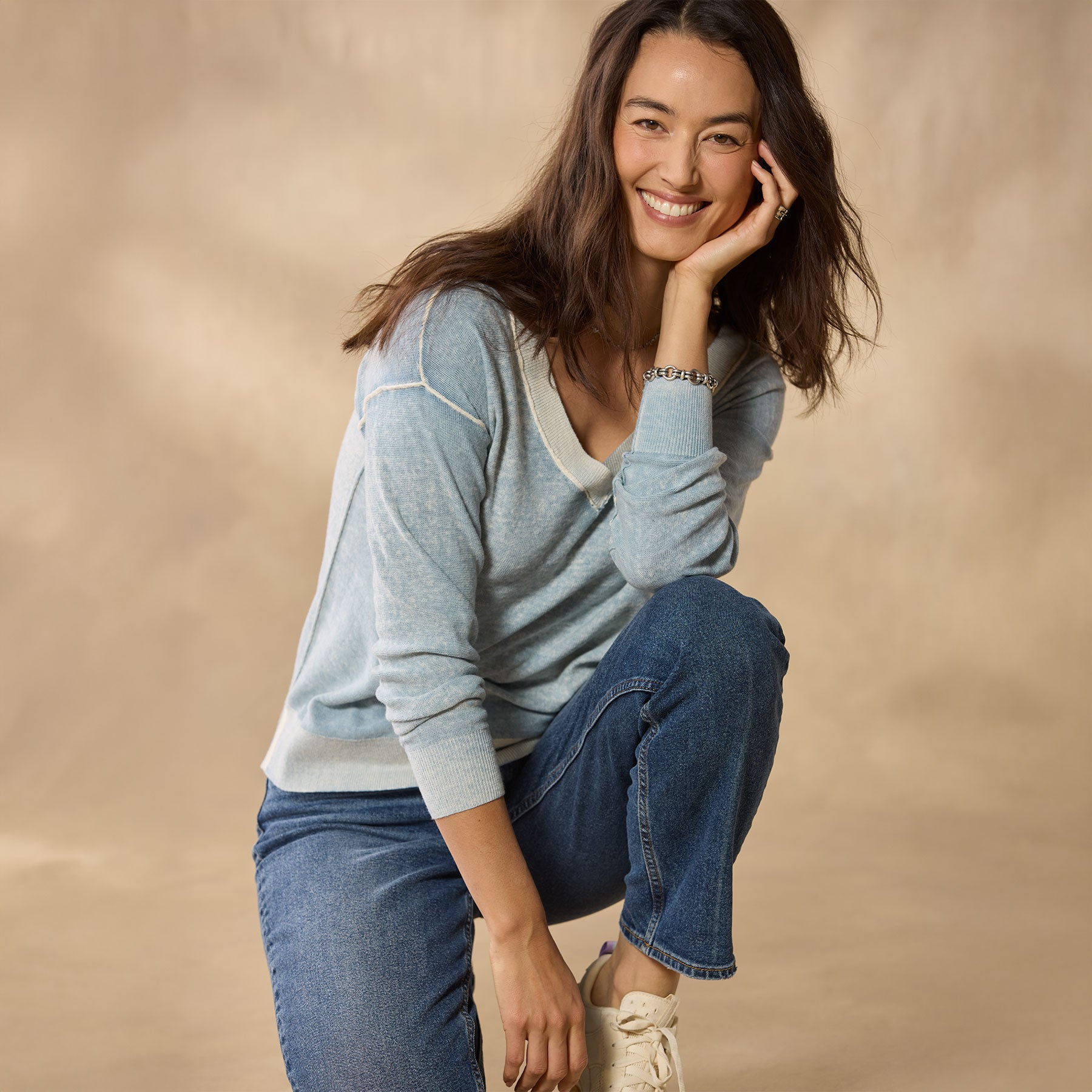 sundance-Samantha V-Neck Sweater-Sundance Outlet