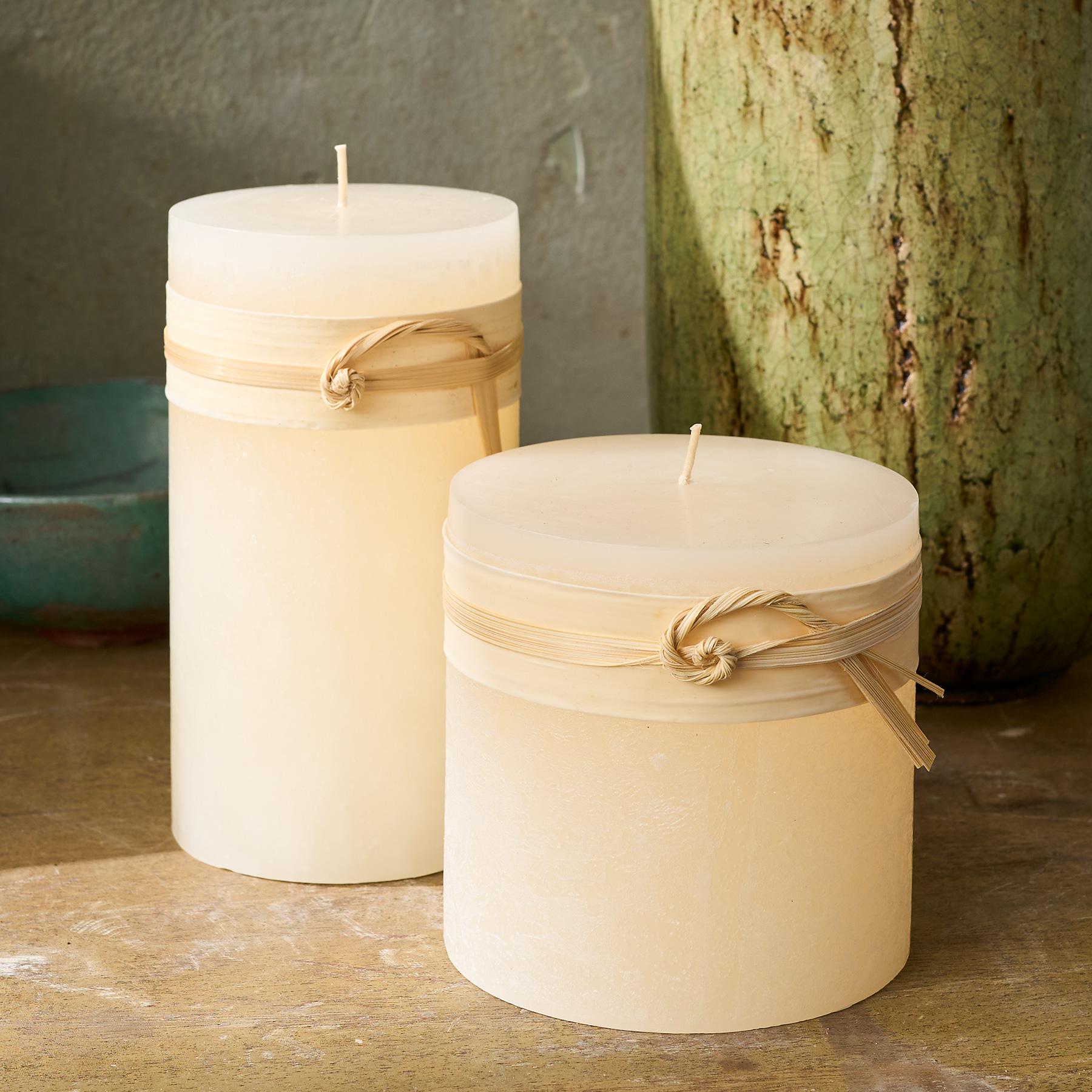 sundance-Timber Pillar Candle-Sundance Outlet