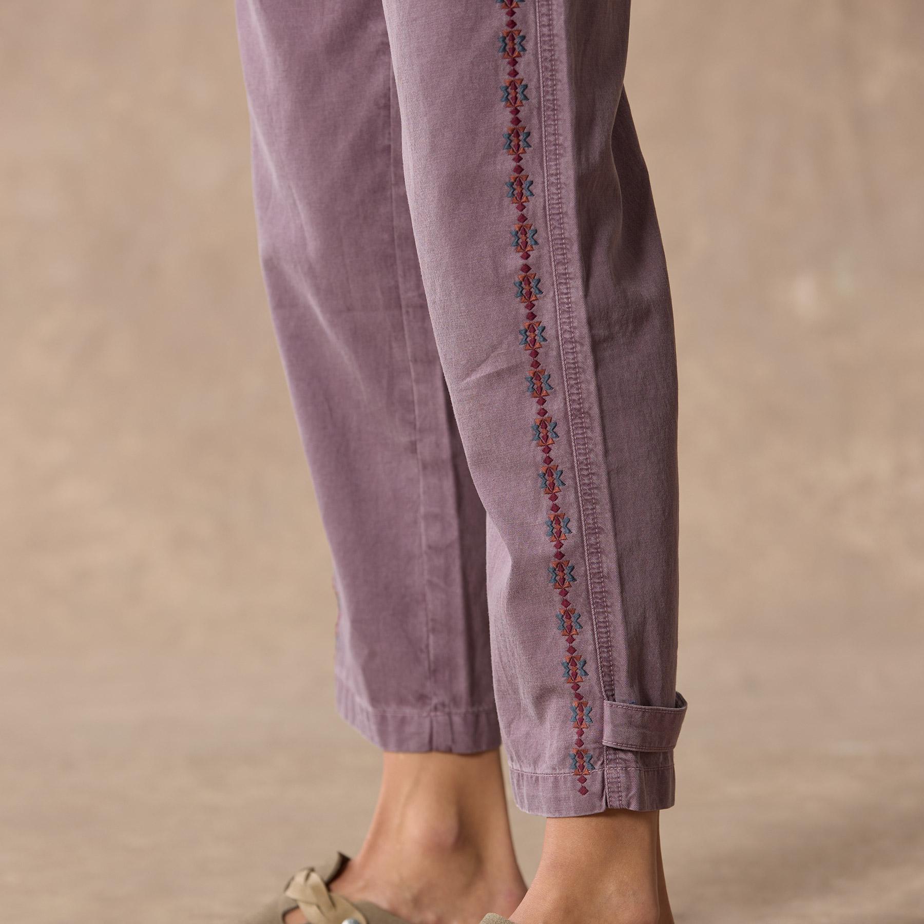 sundance-Shadow Garden Pants, Petite-Sundance Outlet
