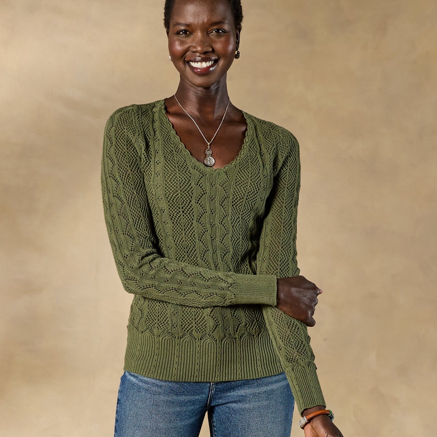 sundance-Meadow Mornings Sweater, Petite-Sundance Outlet