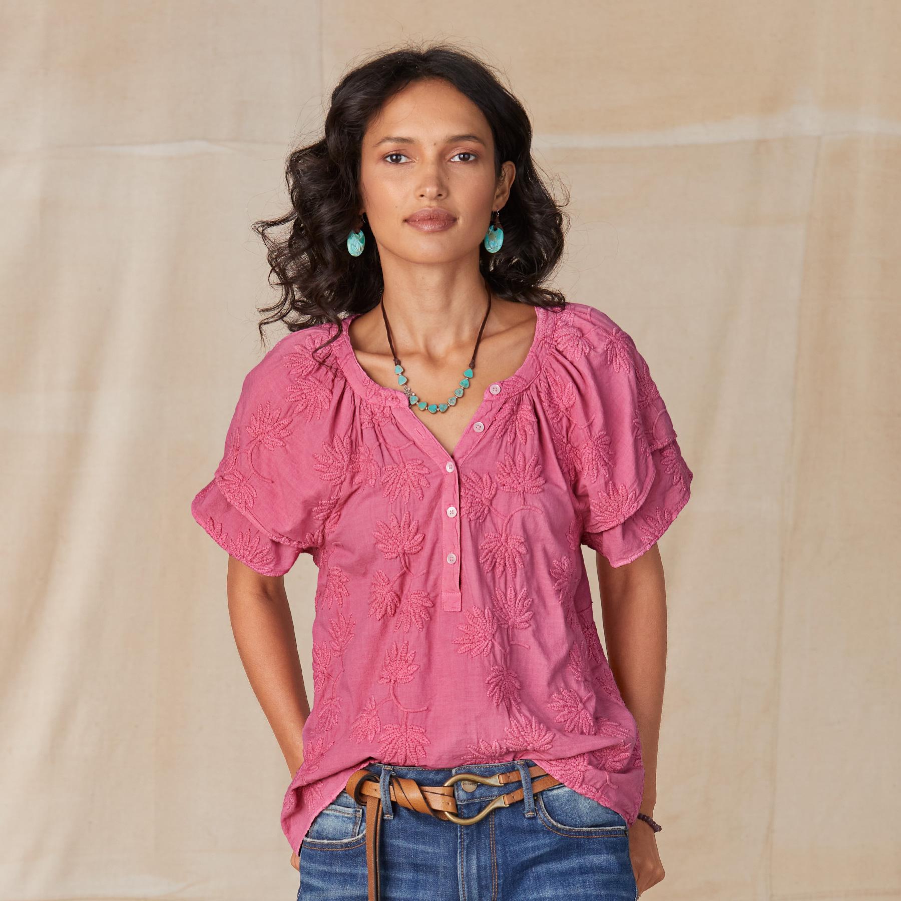 sundance-Claudie Wildflower Blouse-Sundance Outlet