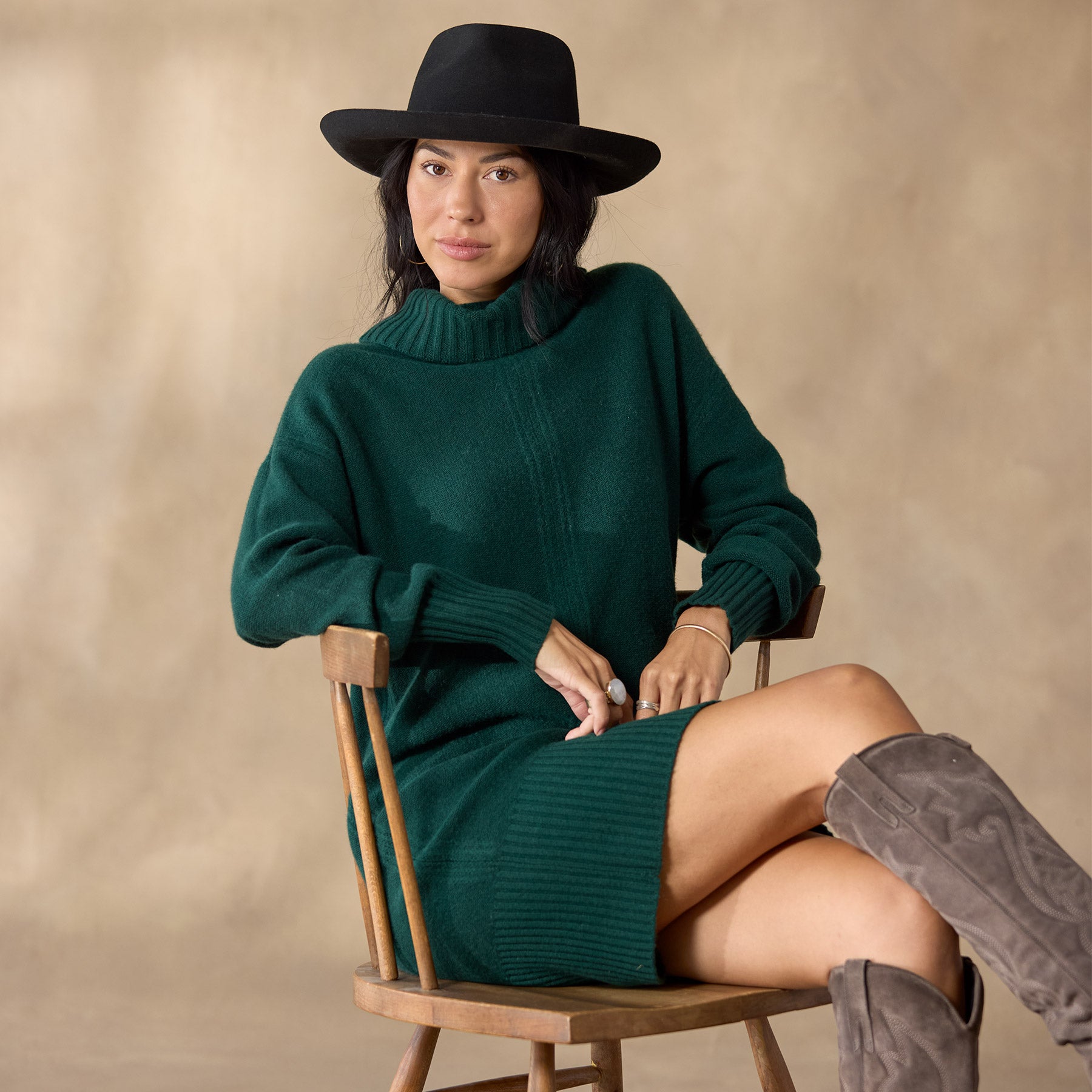 sundance-Sonja Cashmere Dress, Petite-Sundance Outlet