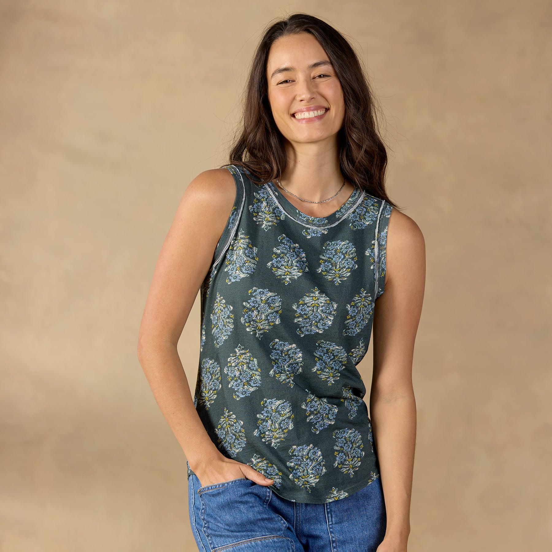 sundance-Mollie Printed Tank-Sundance Outlet