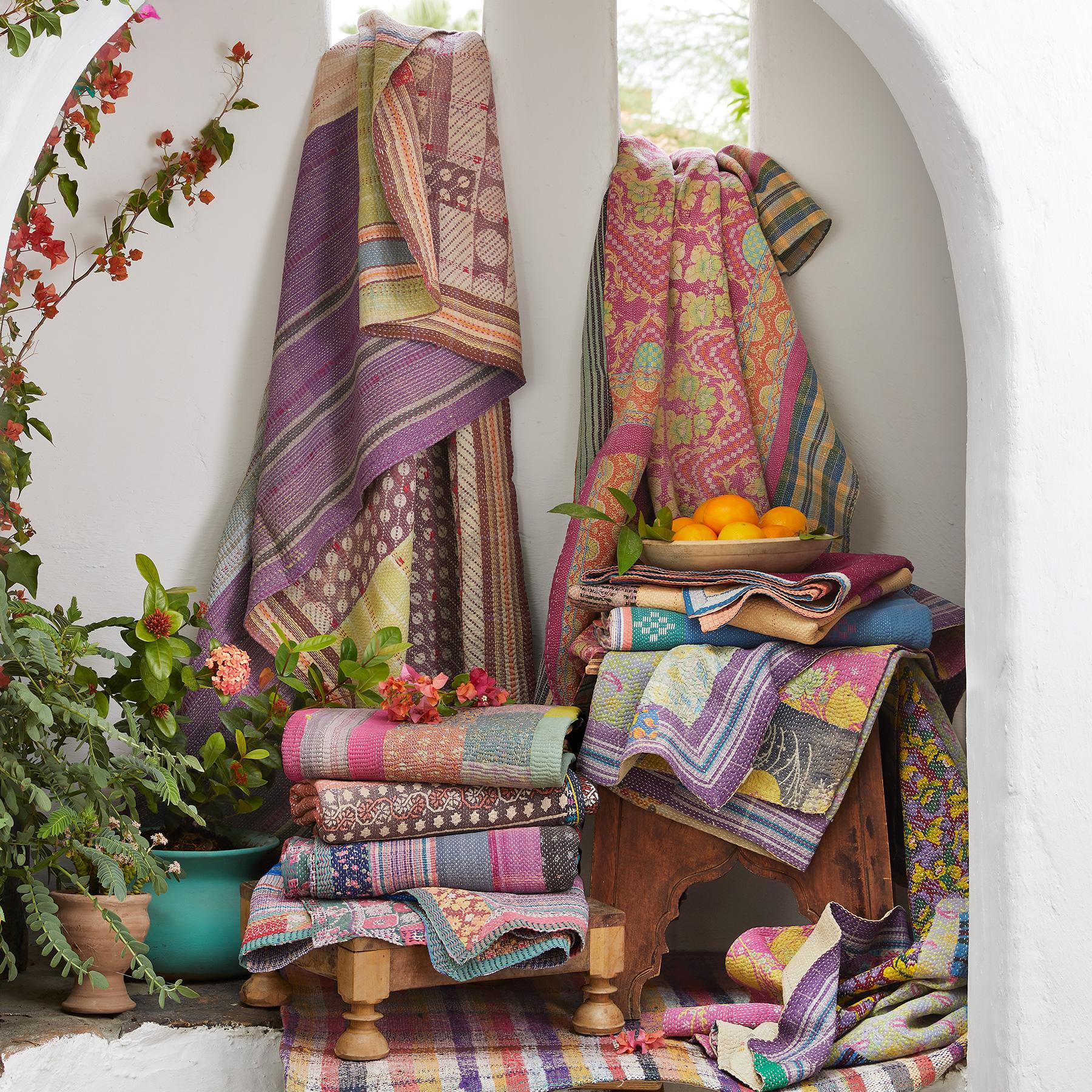 sundance-Uttara Sari Throw-Sundance Outlet