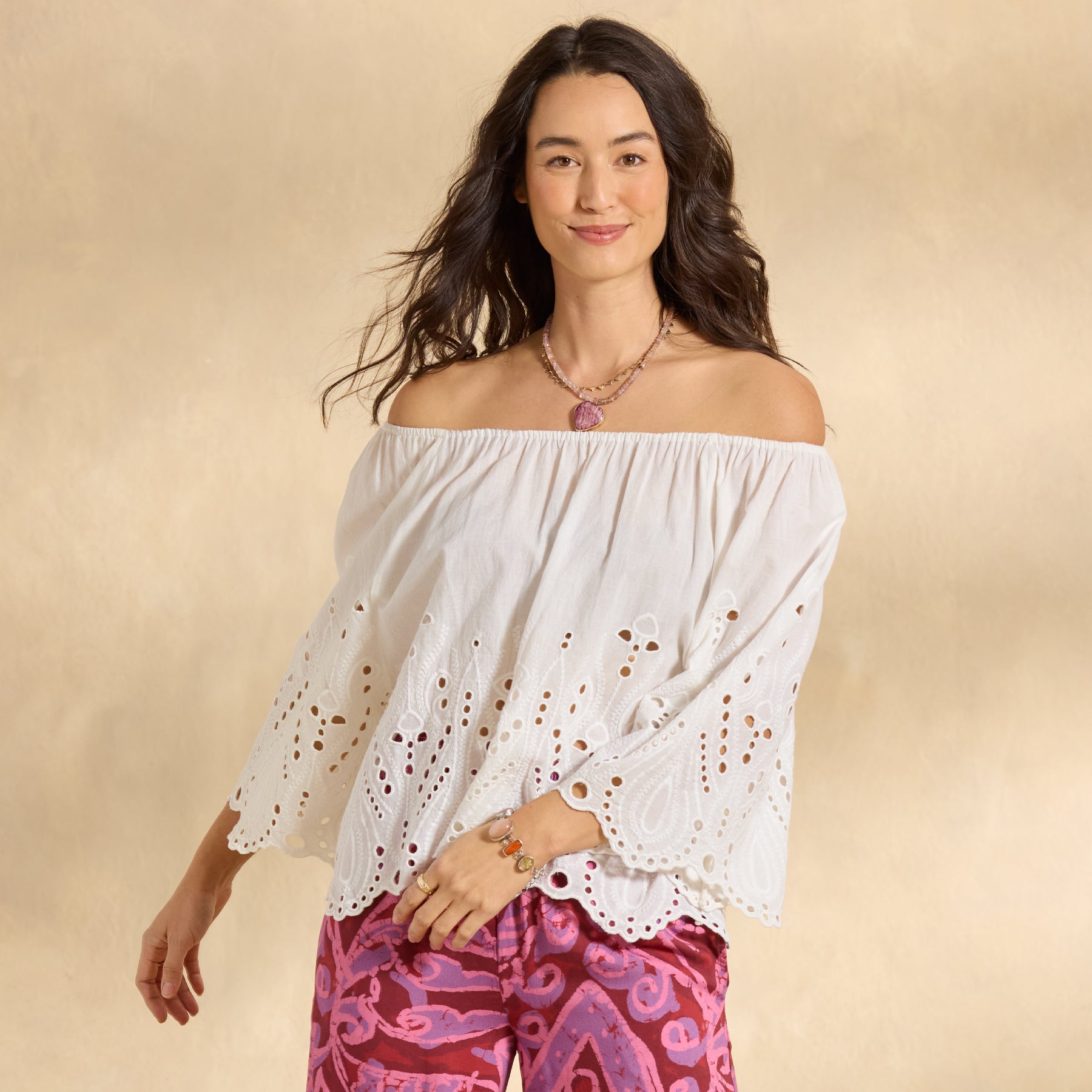 sundance-Etta Eyelet Top-Sundance Outlet