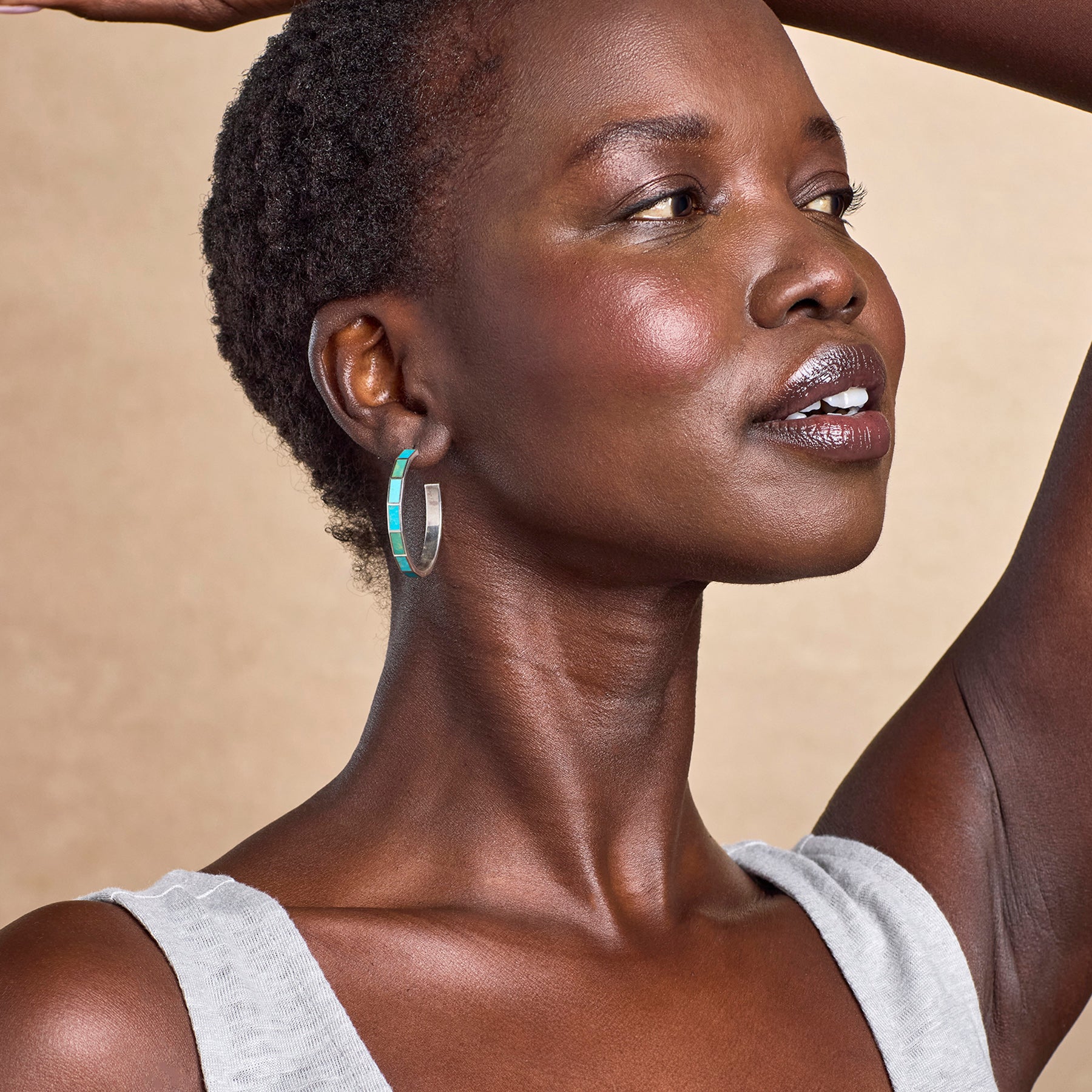 sundance-Walk the Walk Hoop Earrings-Sundance Outlet