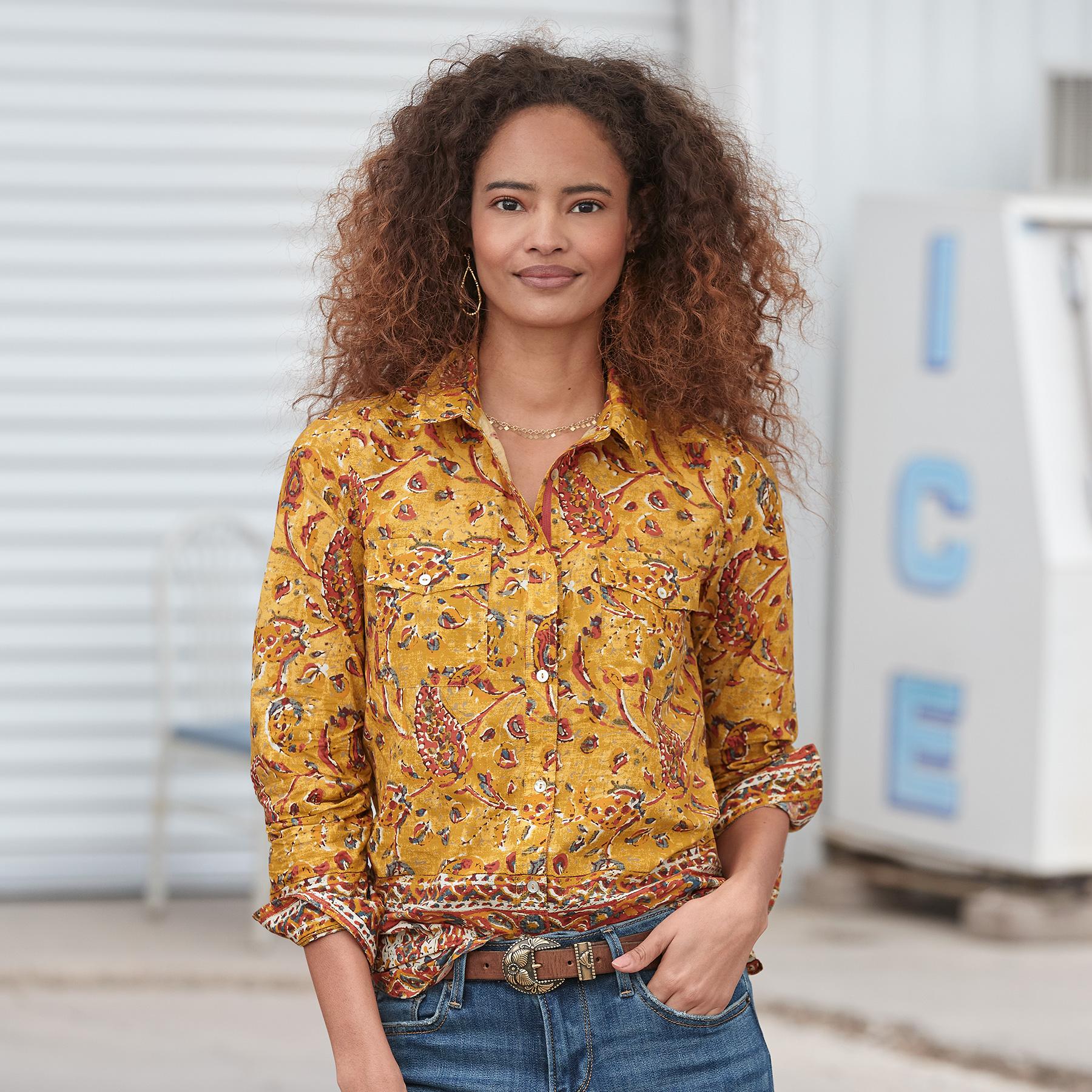 sundance-Floral Joy Top-Sundance Outlet