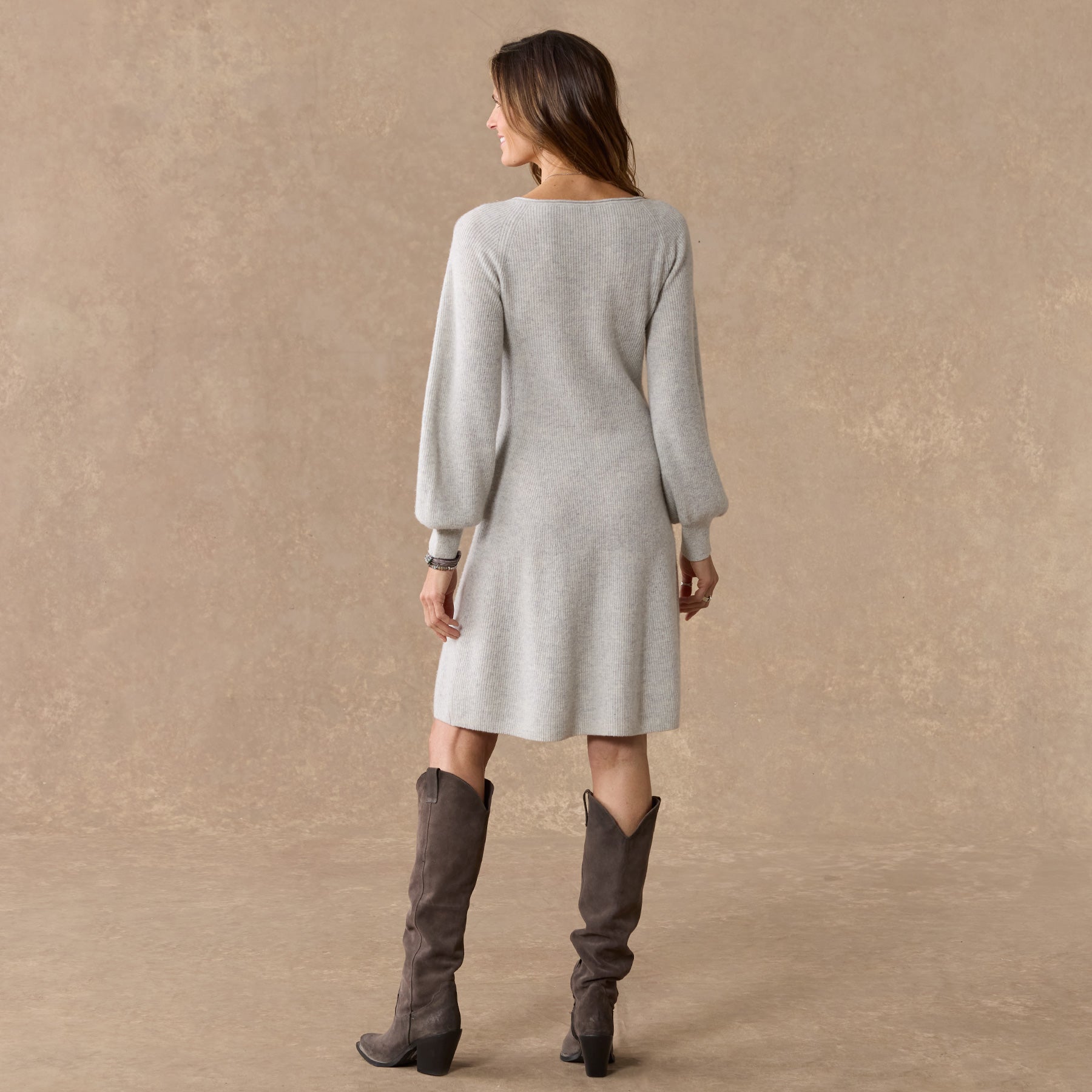 sundance-Caraz Cashmere Dress, Petite-Sundance Outlet