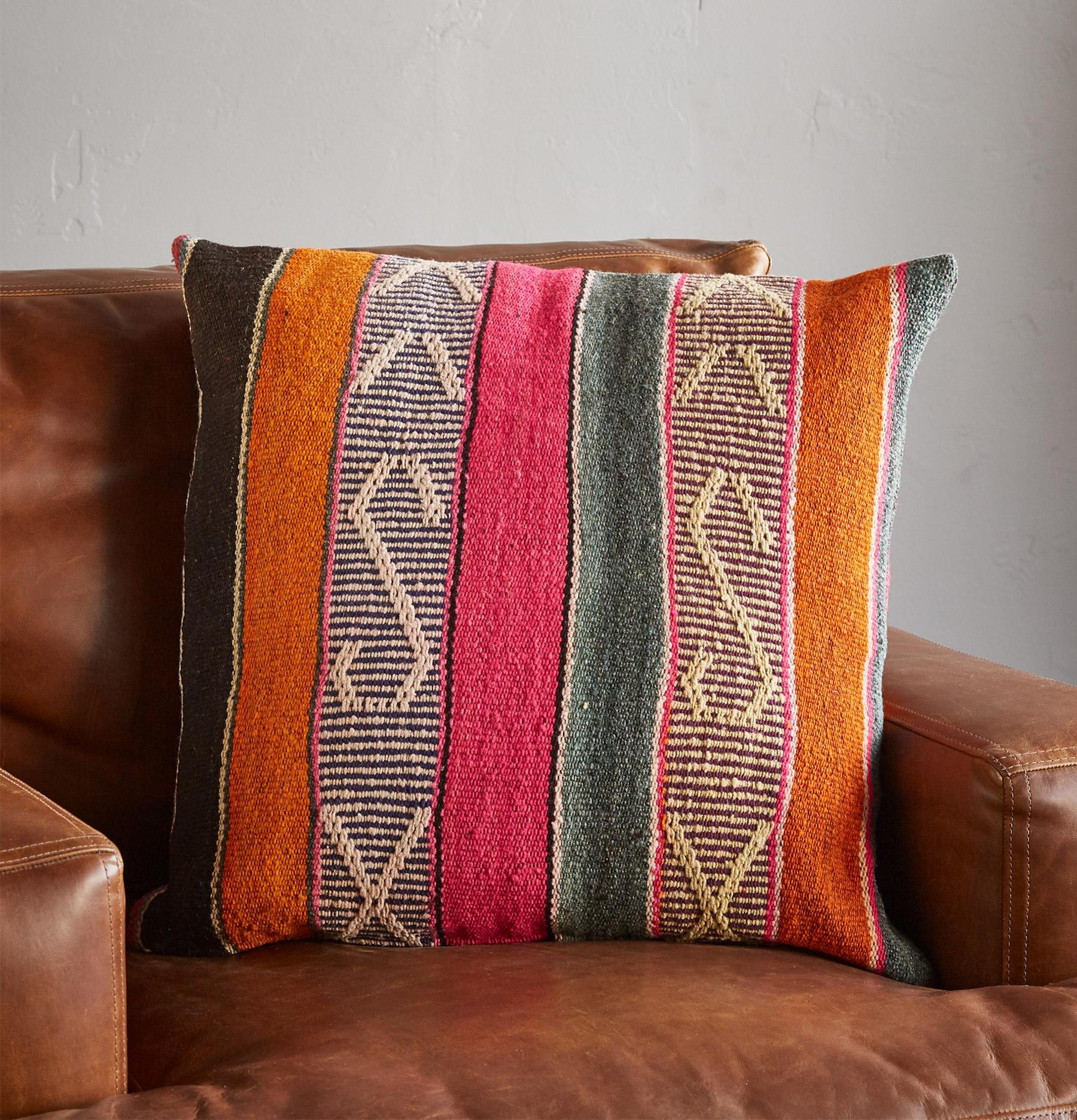 sundance-Vintage Bolivian Square Pillow-Sundance Outlet