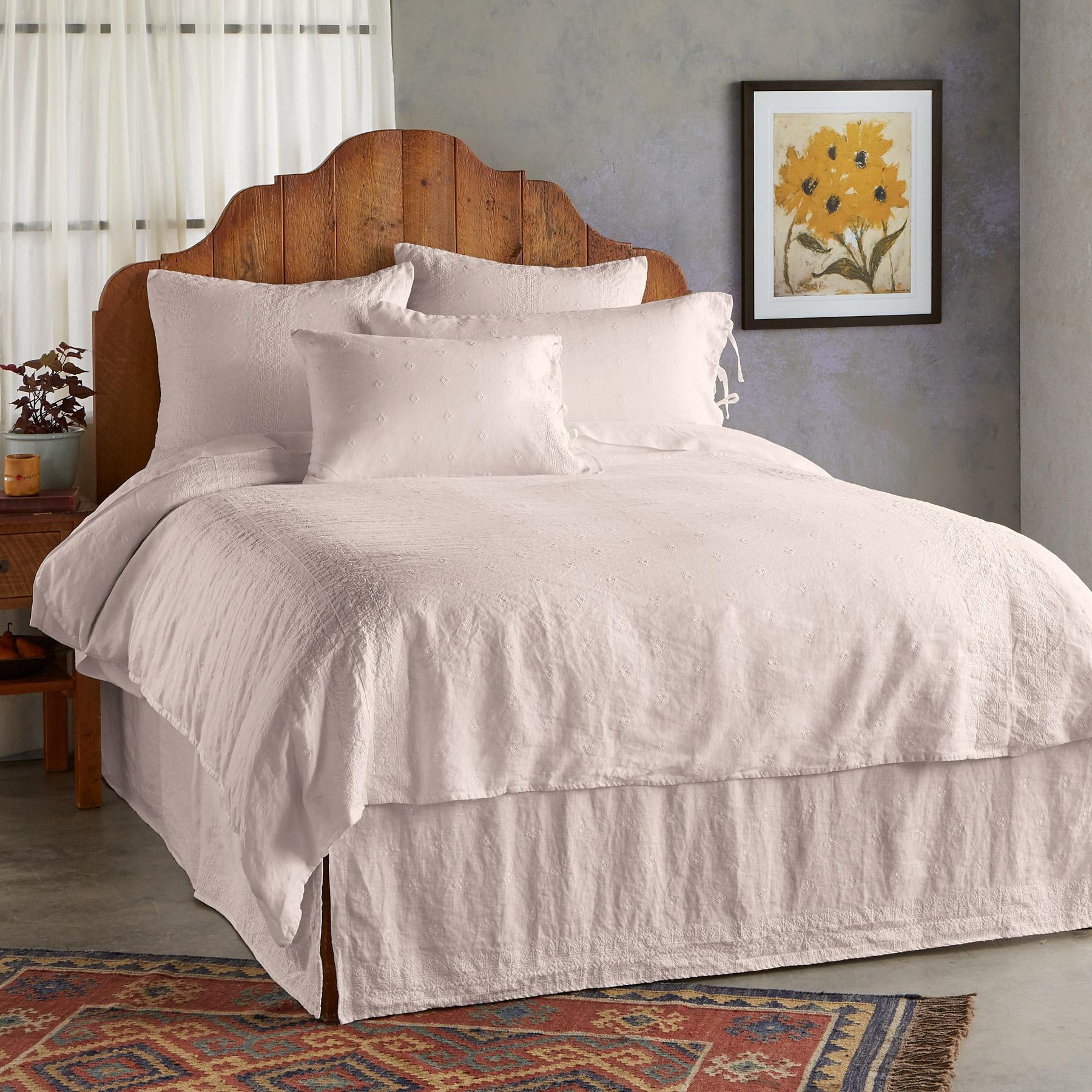 sundance-Gossamer Linen Embroidery Duvet-Sundance Outlet