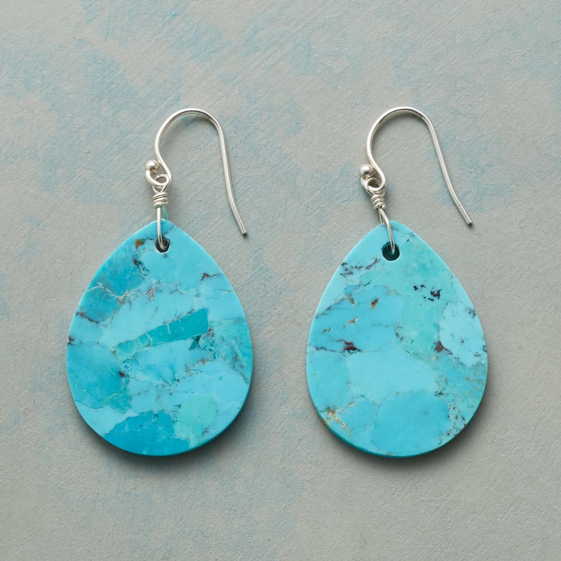 sundance-Turquoise Tears Earrings-Sundance Outlet