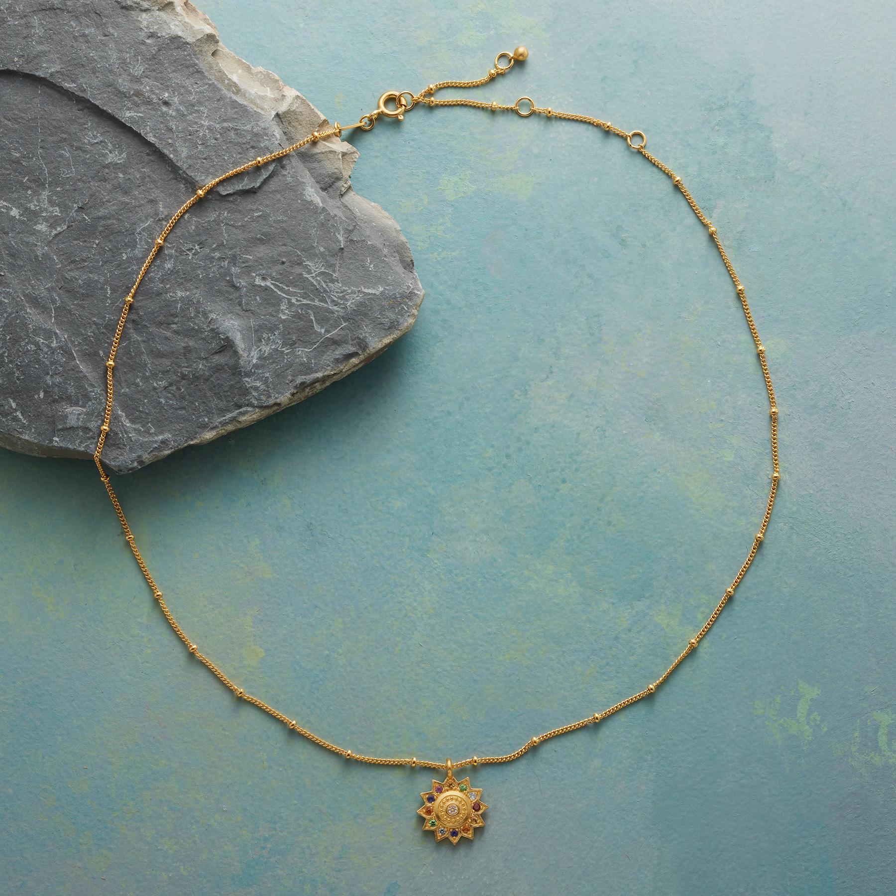 sundance-Vibrant Lotus Necklace-Sundance Outlet