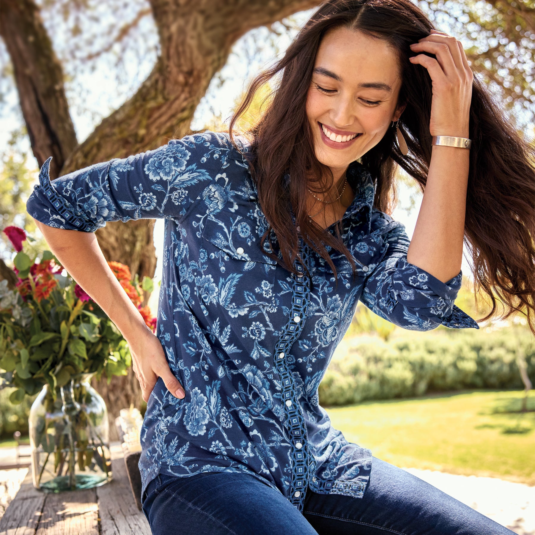 sundance-Aster Shirt, Petite-Sundance Outlet