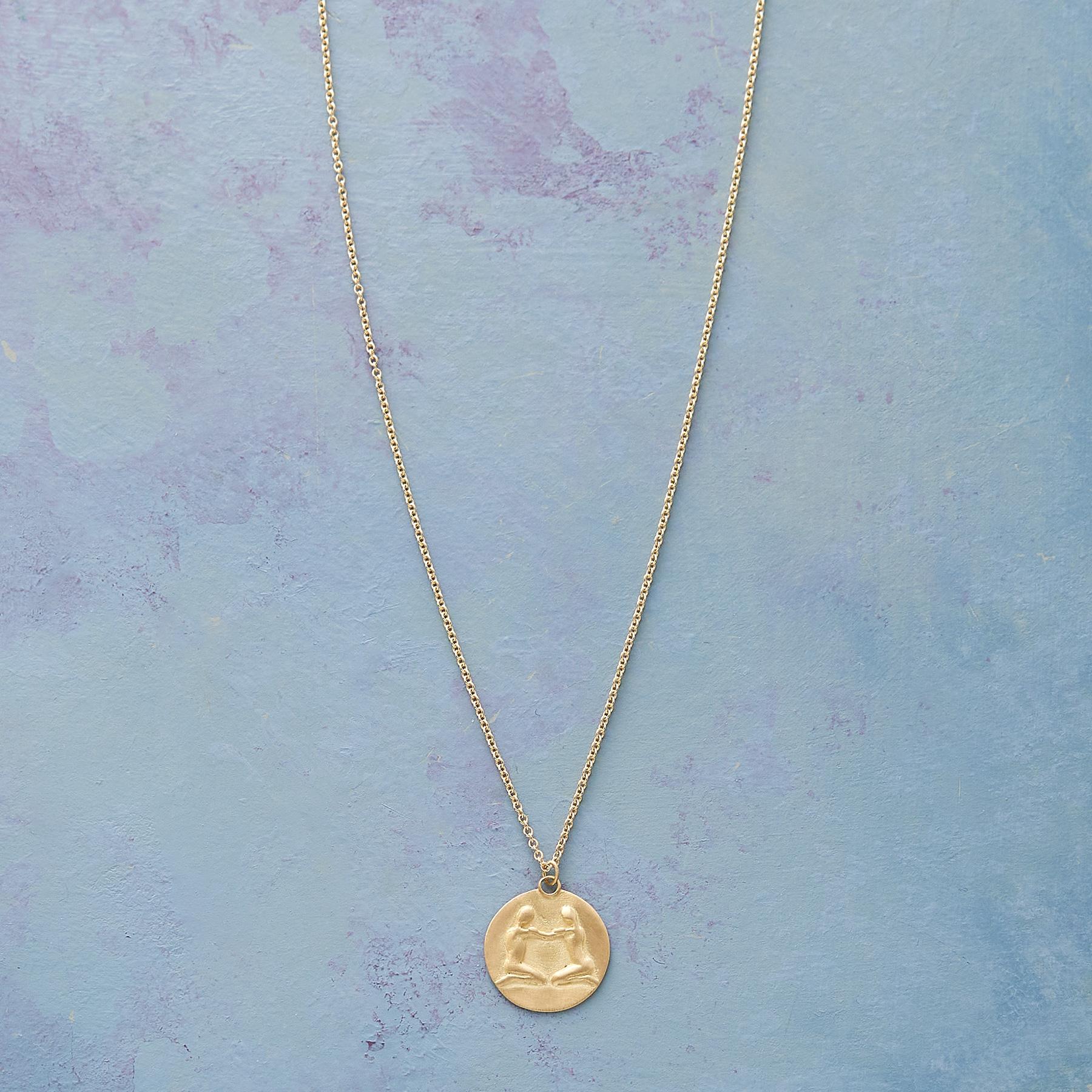 sundance-Bas Relief Zodiac Necklace-Sundance Outlet