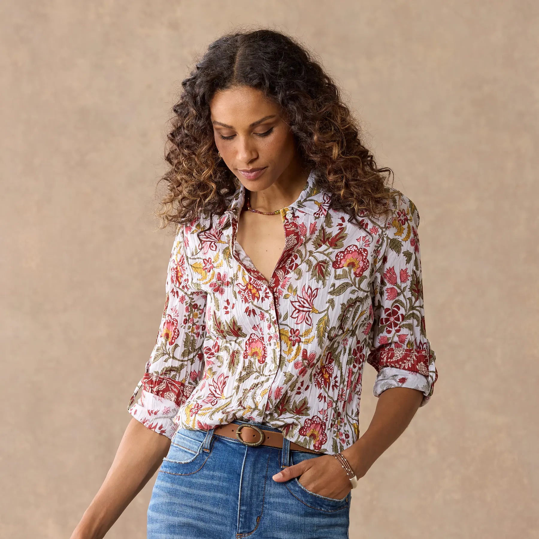 sundance-Forever Bloom Shirt-Sundance Outlet