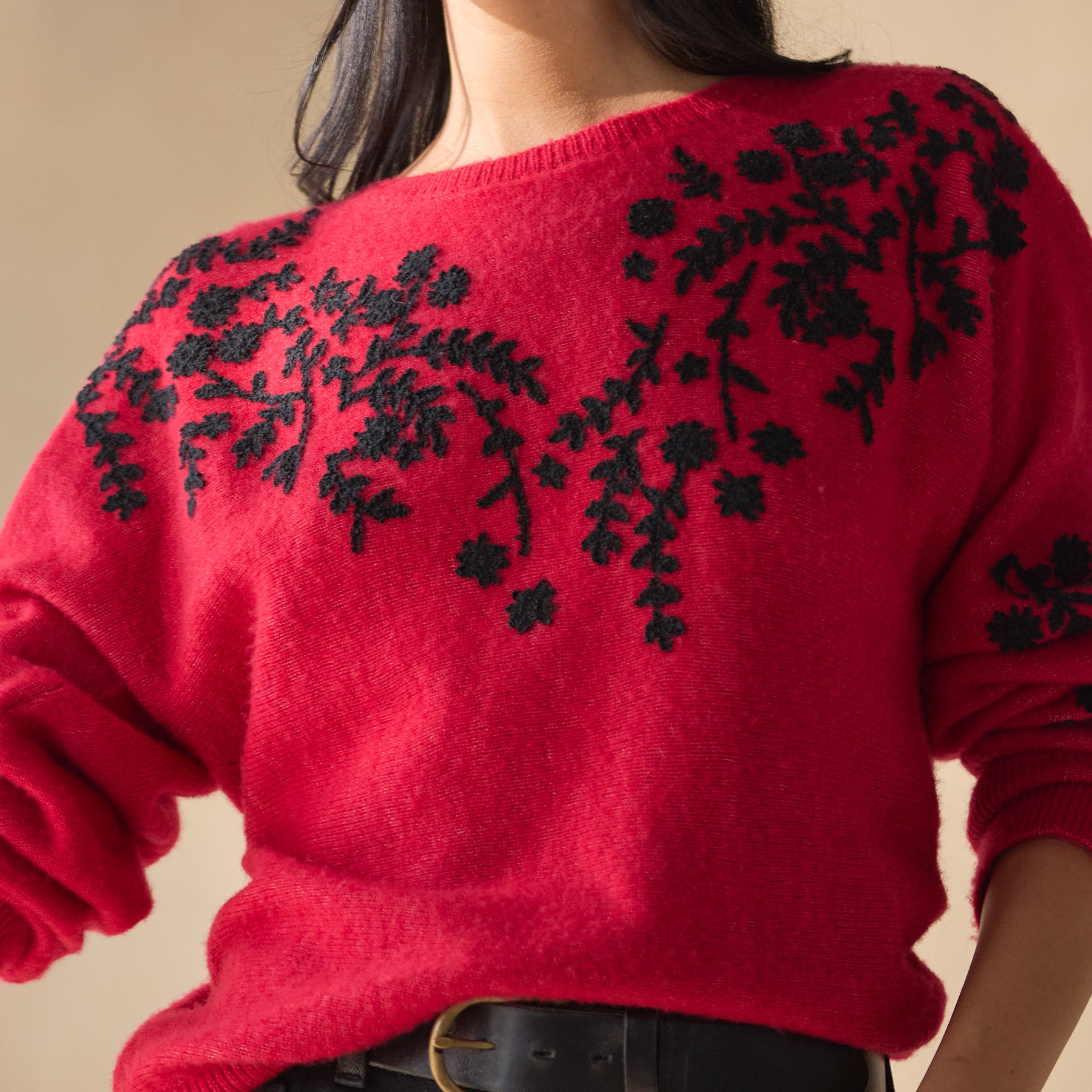 sundance-Anya Vines Sweater, Petite-Sundance Outlet