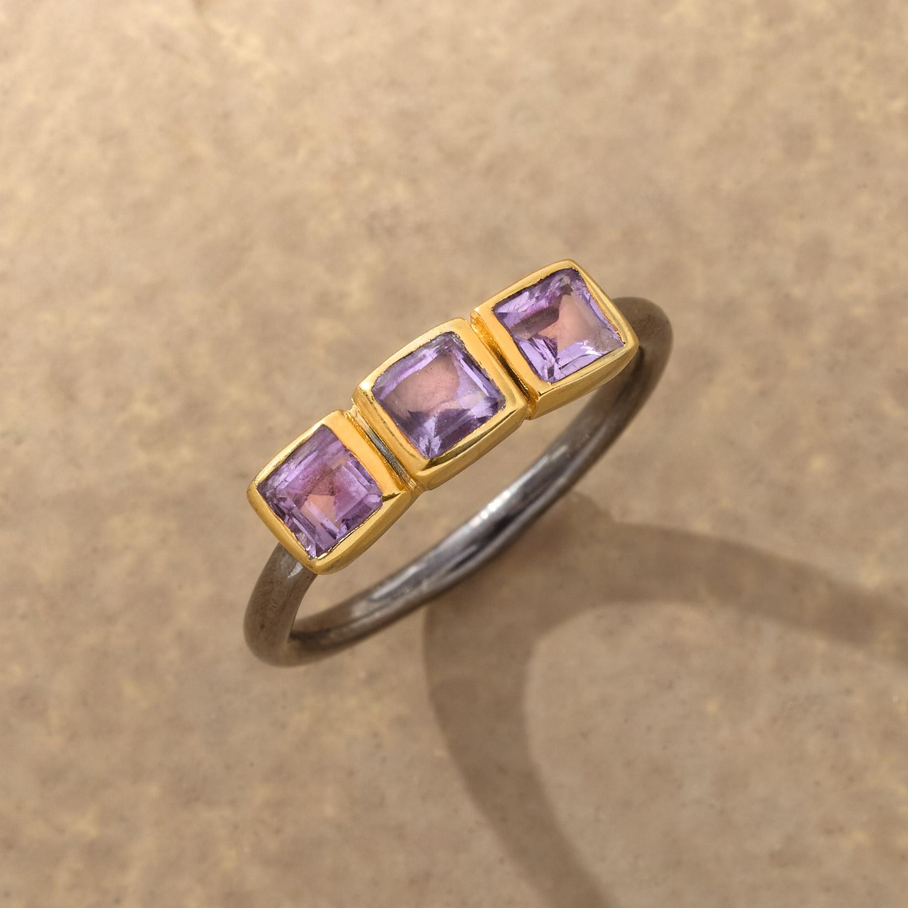 sundance-Amethyst Line Ring-Sundance Outlet