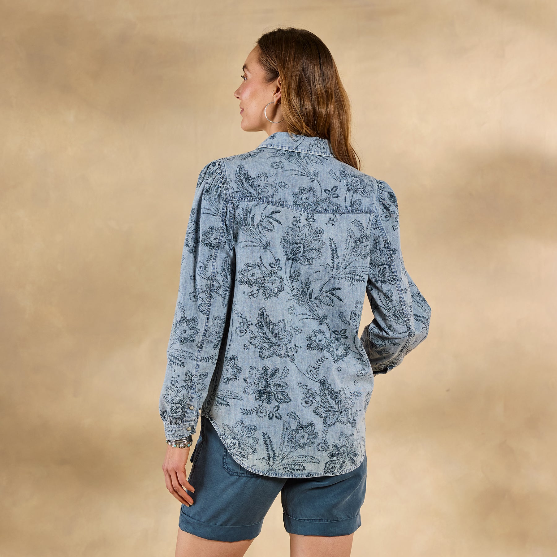 sundance-Floral Fountains Top Petite-Sundance Outlet