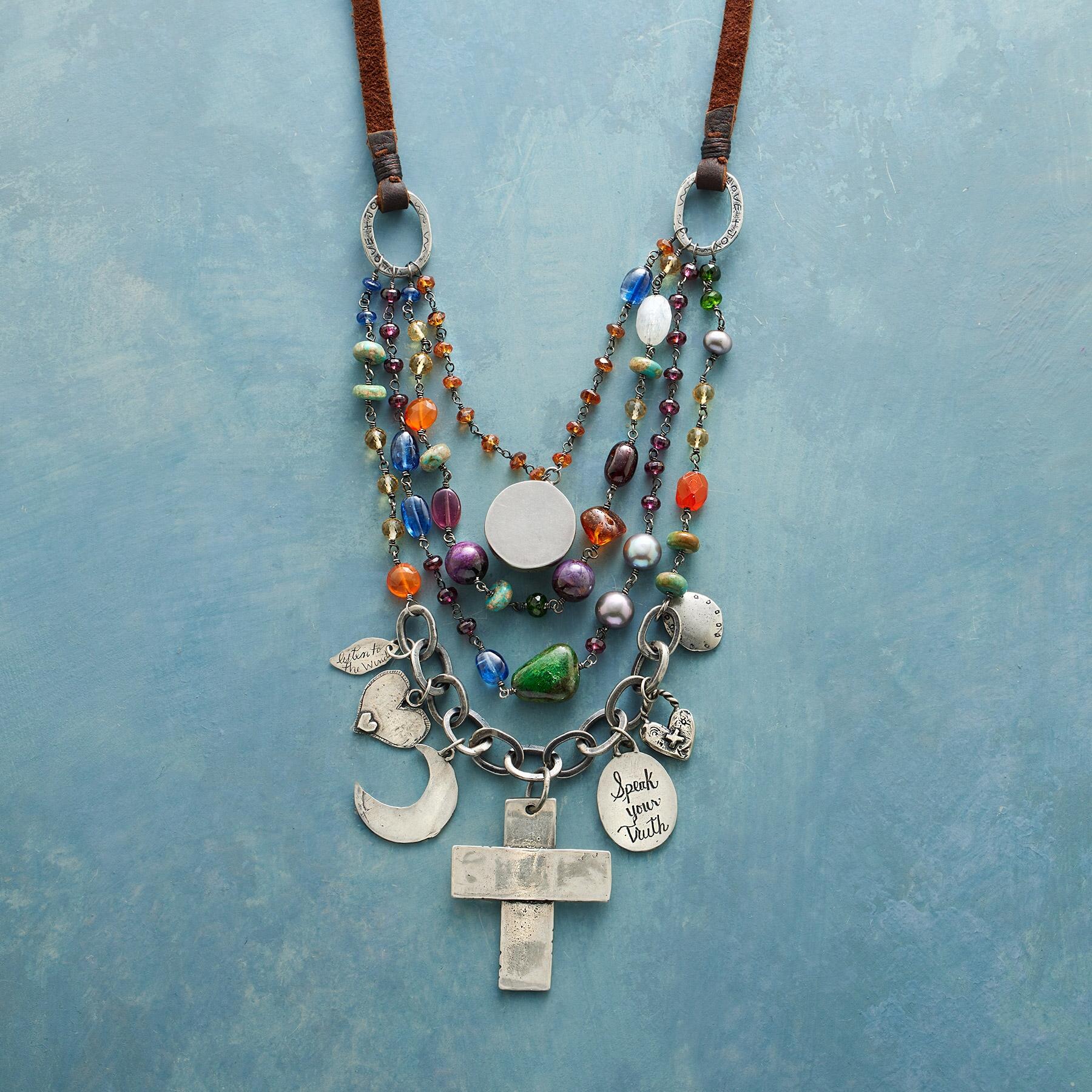 sundance-Field Of Flowers Necklace-Sundance Outlet