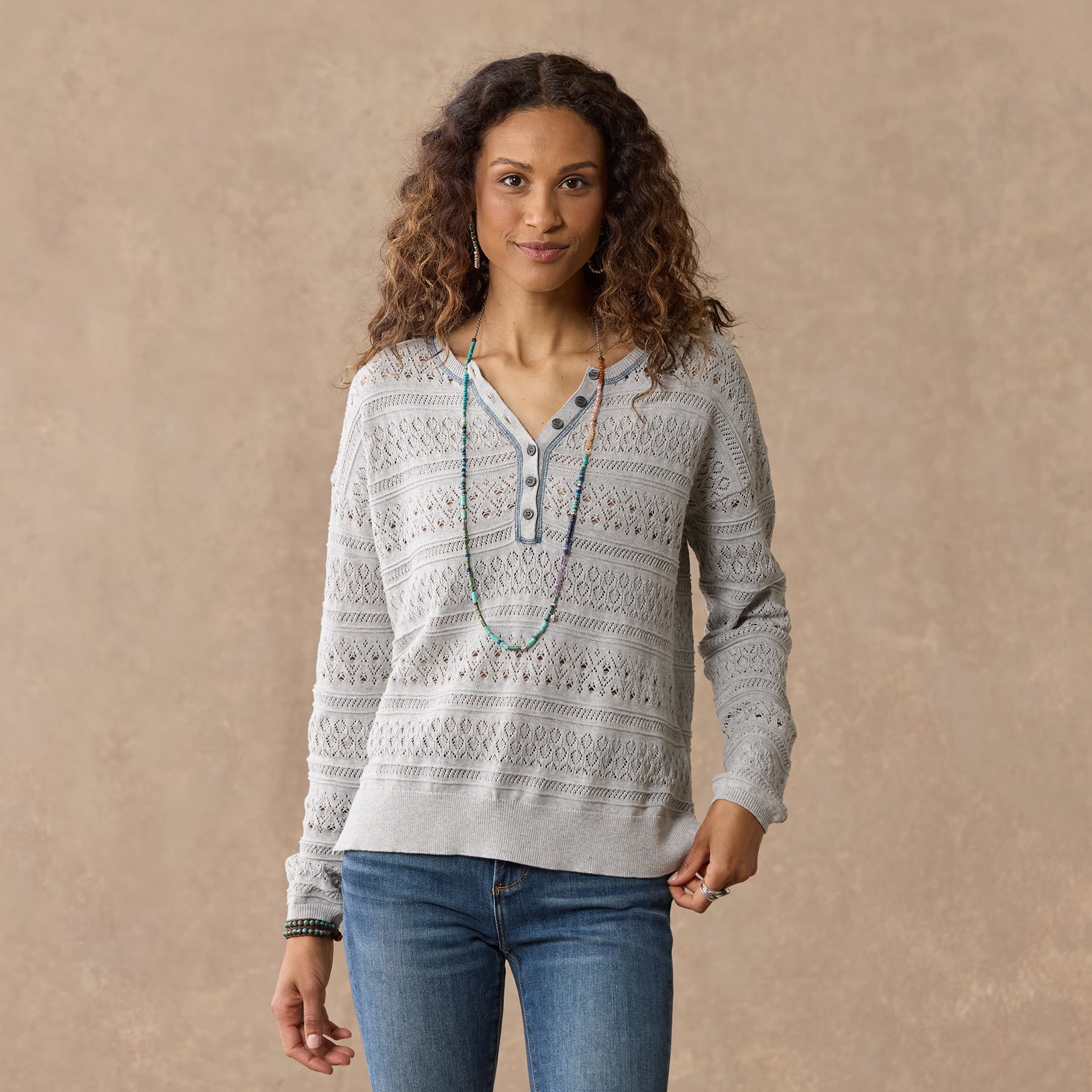 sundance-Devon Sweater Henley, Petite | Sundance Outlet-Sundance Outlet