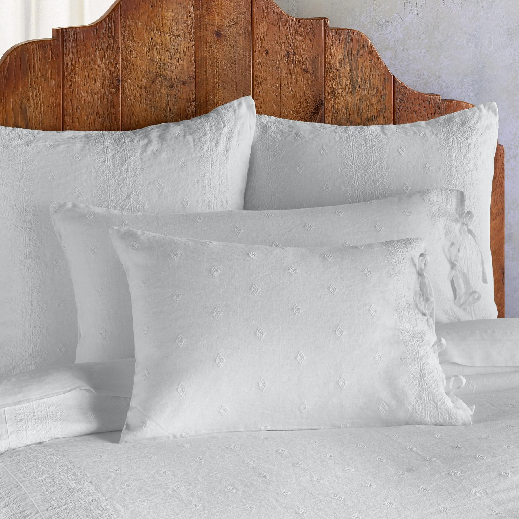 sundance-Gossamer Linen Embroidery Sham-Sundance Outlet
