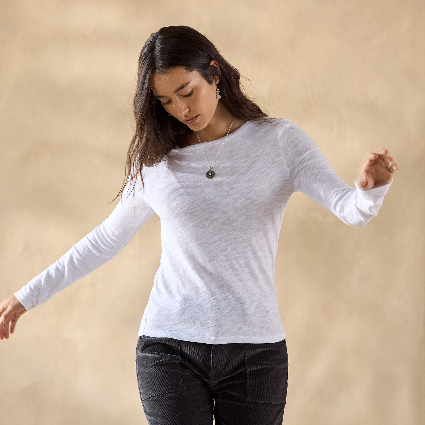 sundance-Ultimate Airy Slub Crewneck-Sundance Outlet