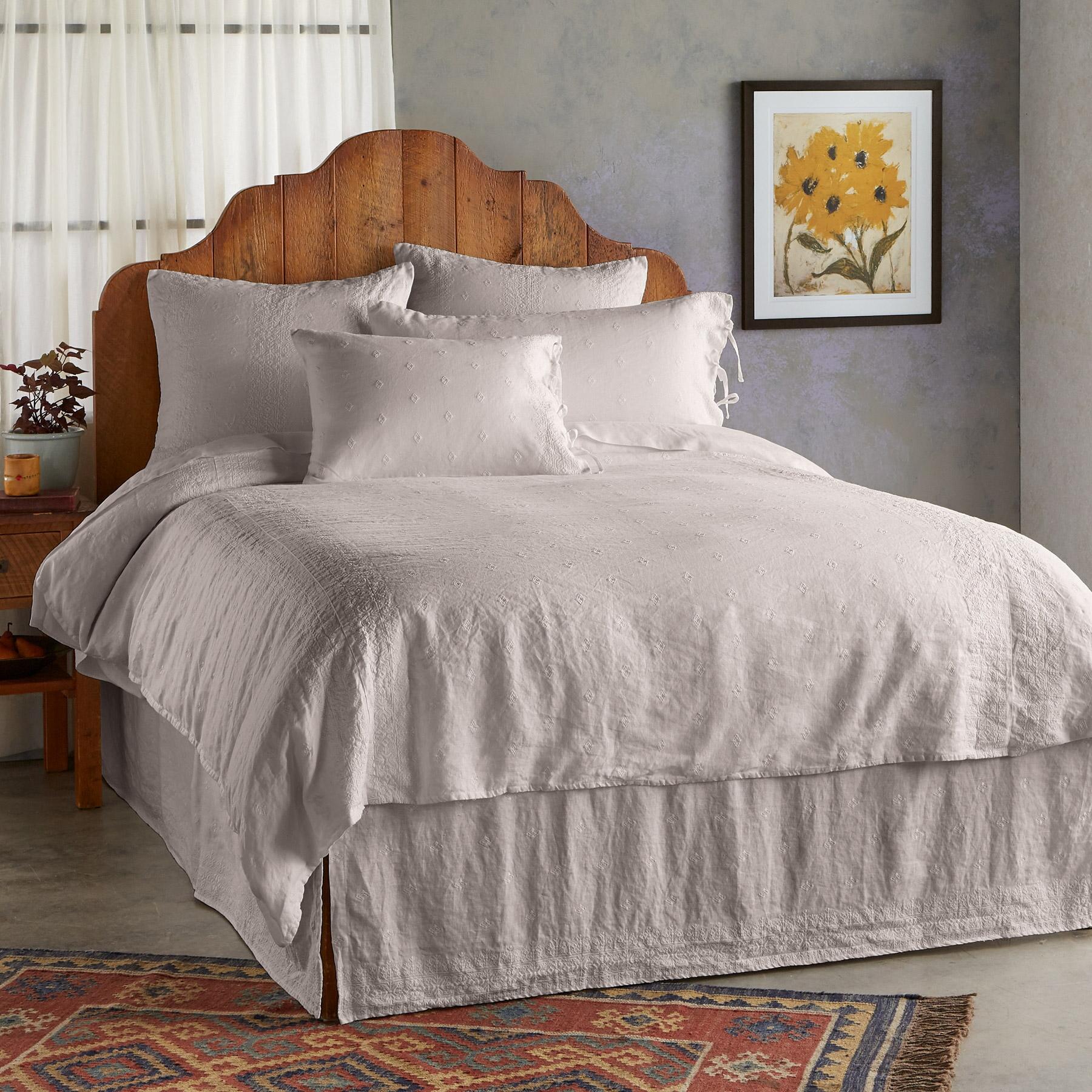 sundance-Gossamer Linen Embroidery Duvet-Sundance Outlet
