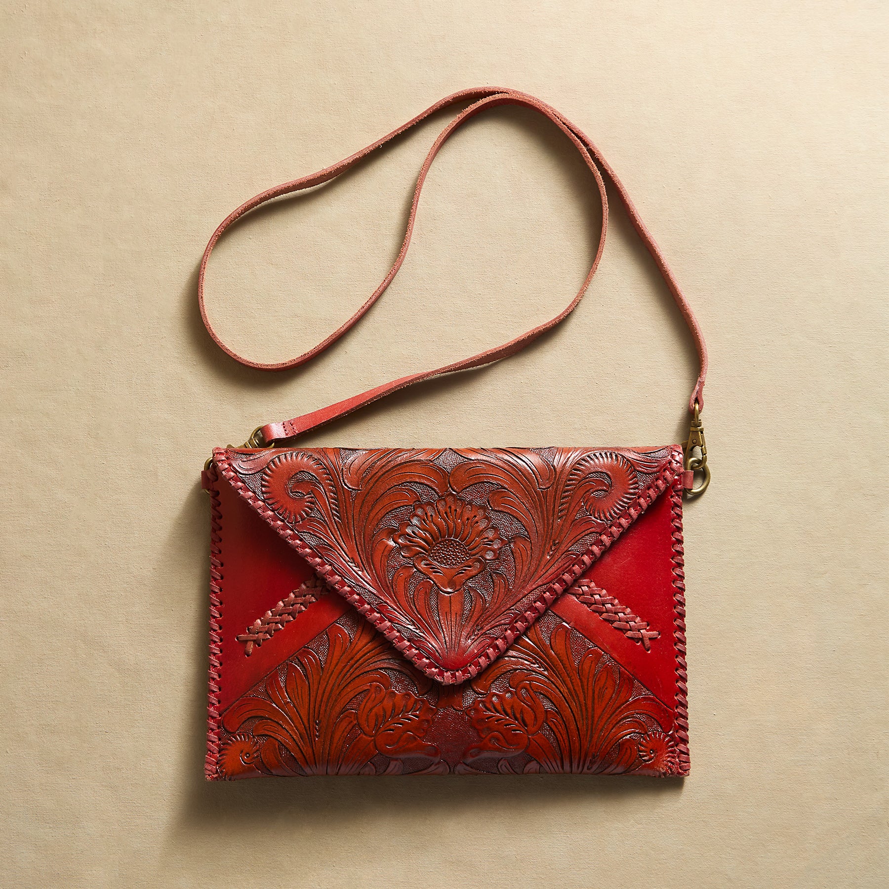 sundance-Shasta Tooled Clutch-Sundance Outlet