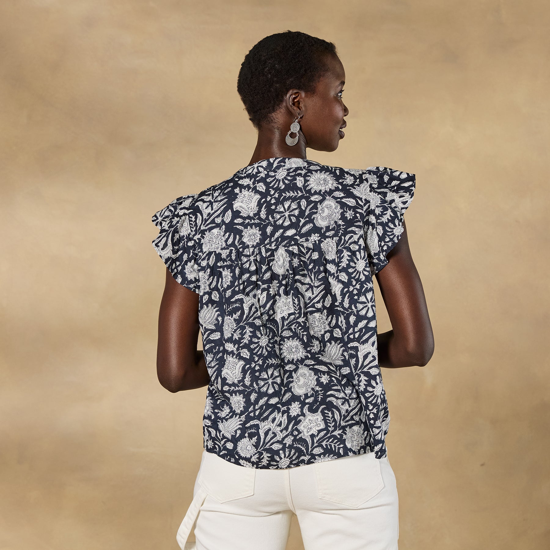 sundance-Magnolia Floral Top-Sundance Outlet