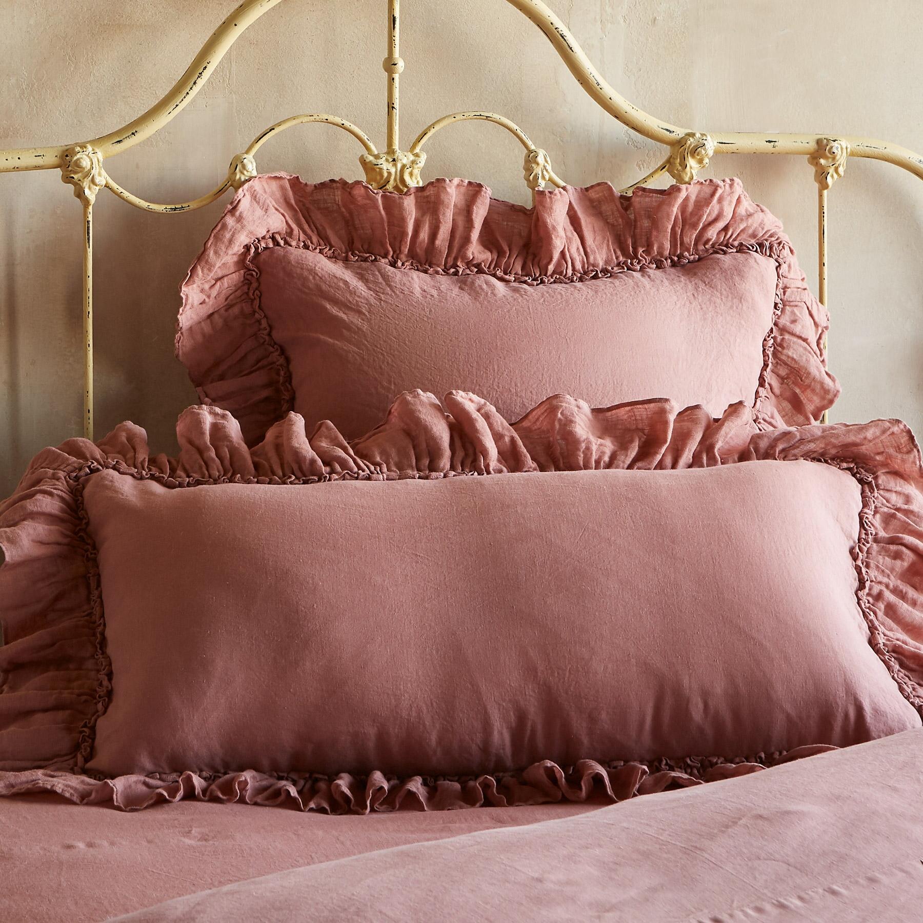 sundance-Gossamer Linen Ruffle Sham-Sundance Outlet