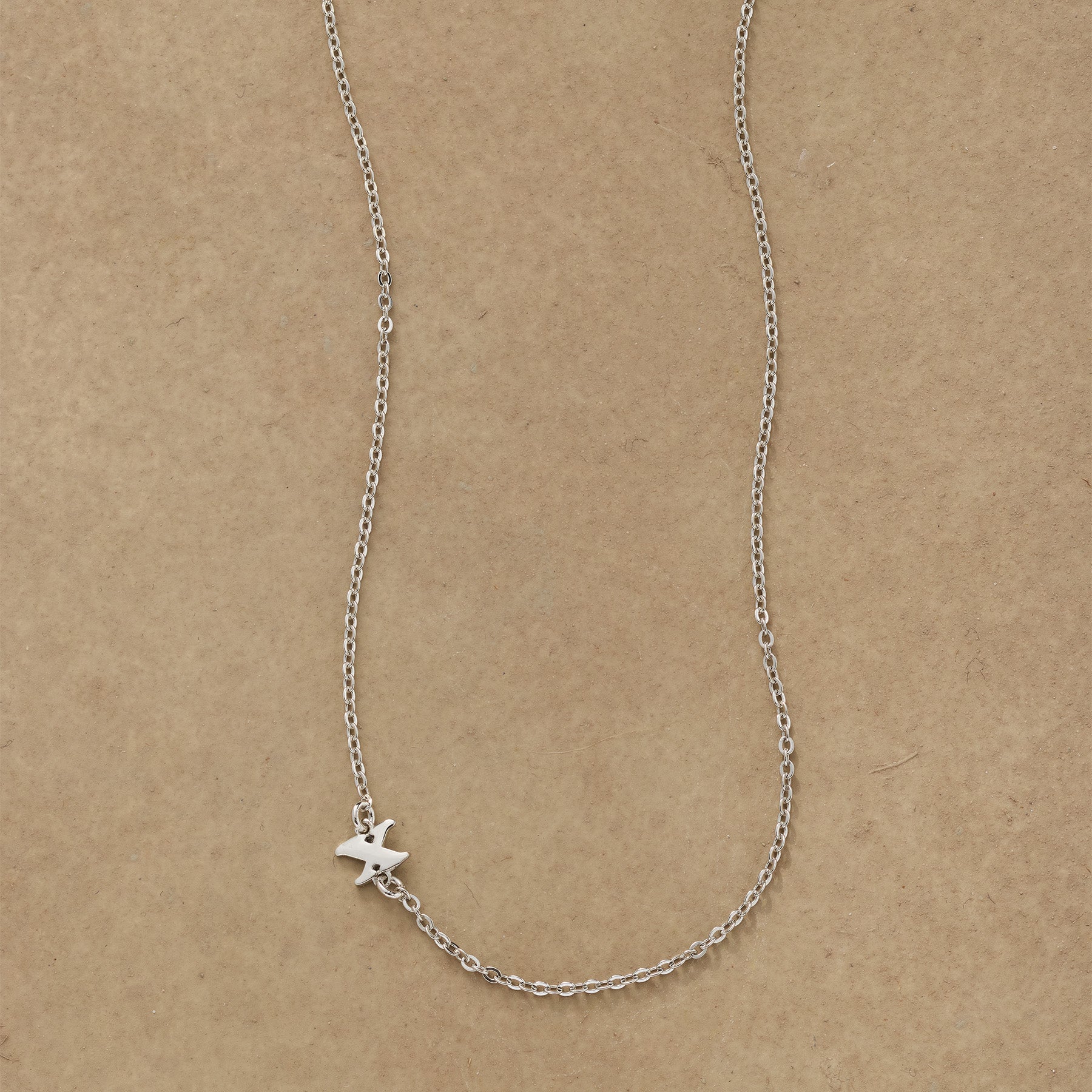 sundance-Silver Initial Spark Necklace-Sundance Outlet
