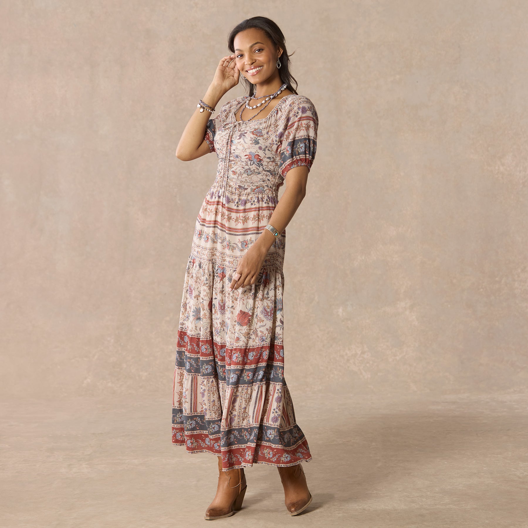 sundance-Plaza Print Dress-Sundance Outlet