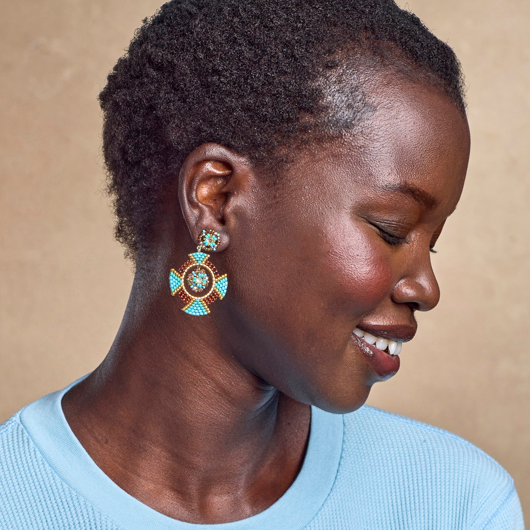 sundance-Valencia Beaded Earrings-Sundance Outlet