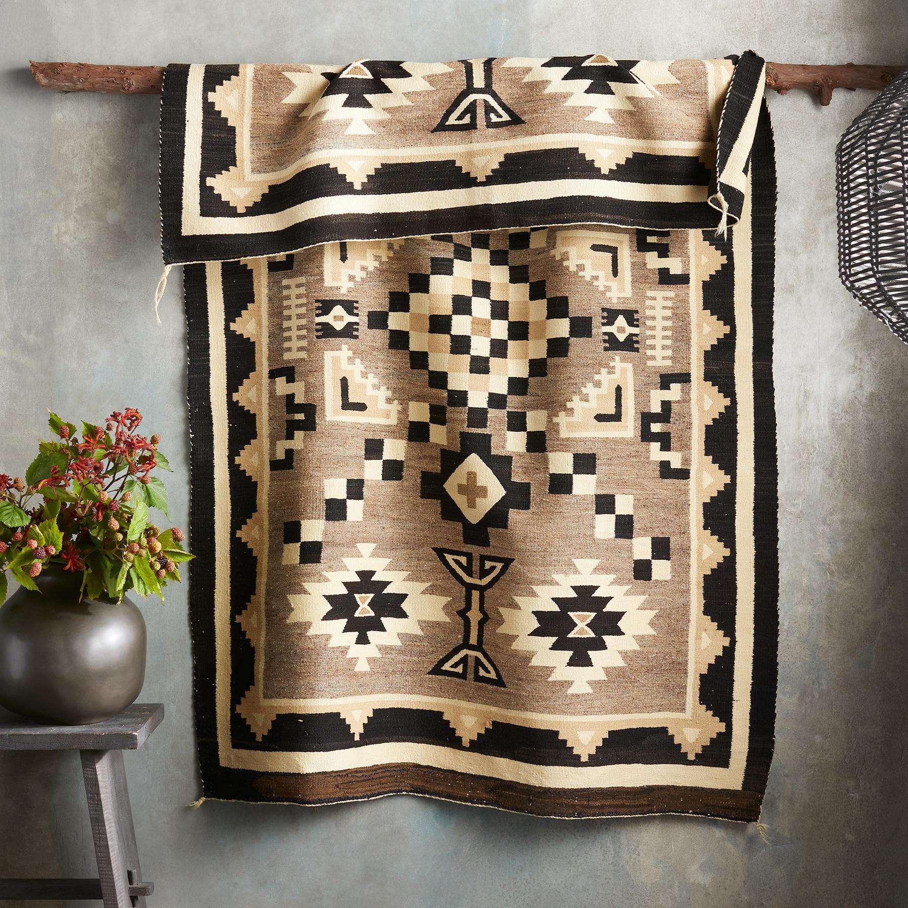 sundance-1930s Two Grey Hills Weaving-Sundance Outlet