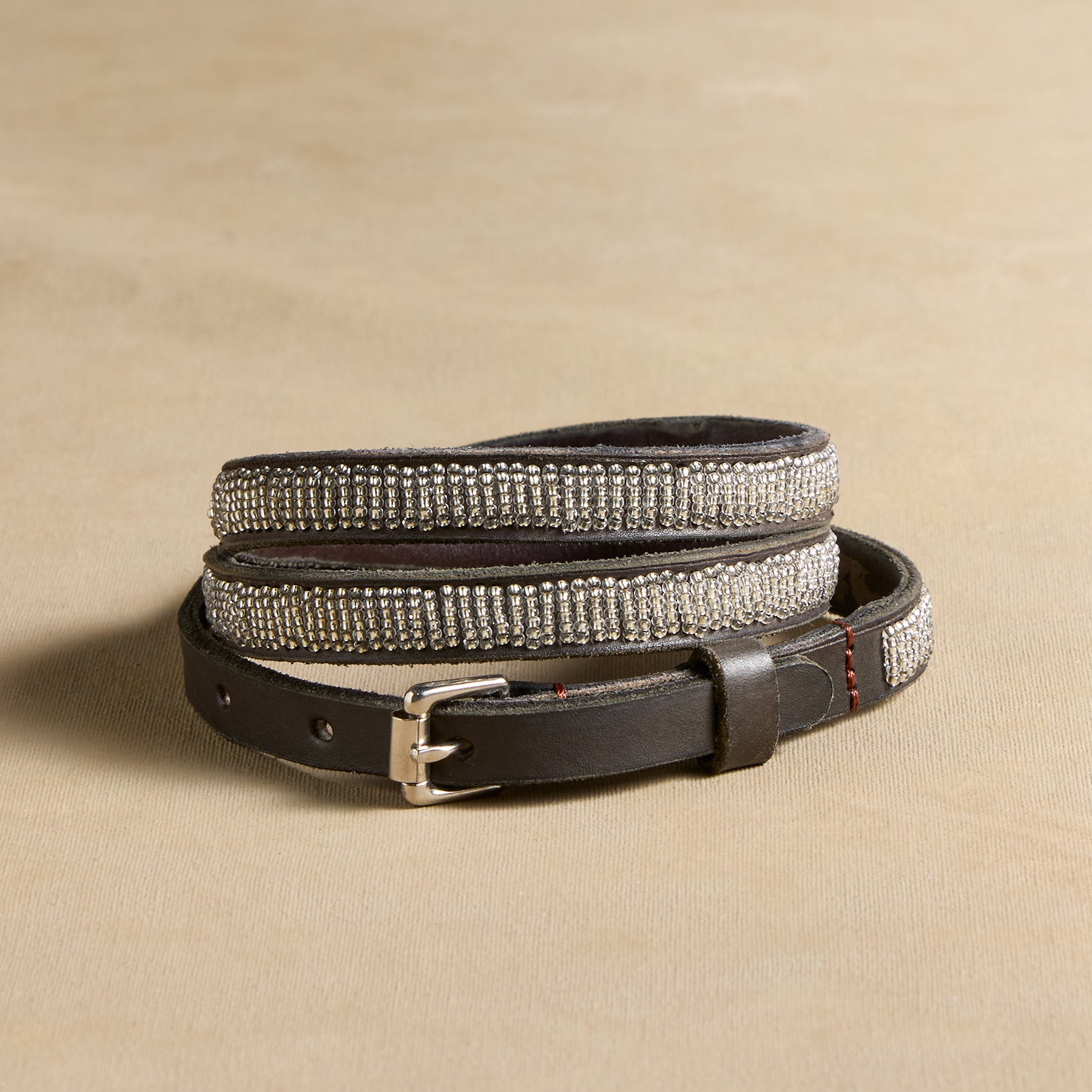 sundance-Cormac Beaded Belt-Sundance Outlet