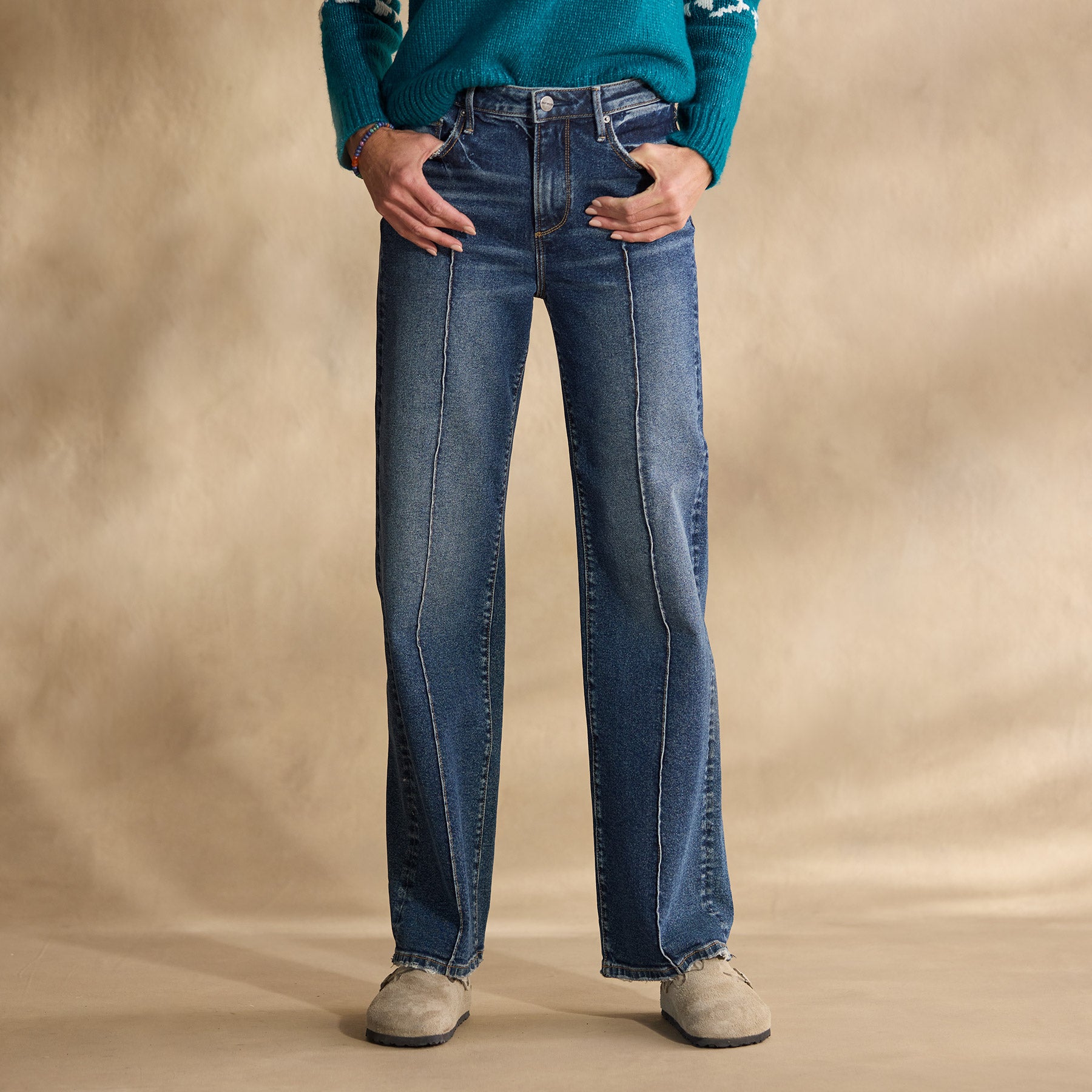 sundance-Stacy Vintage Pintuck Jeans-Sundance Outlet