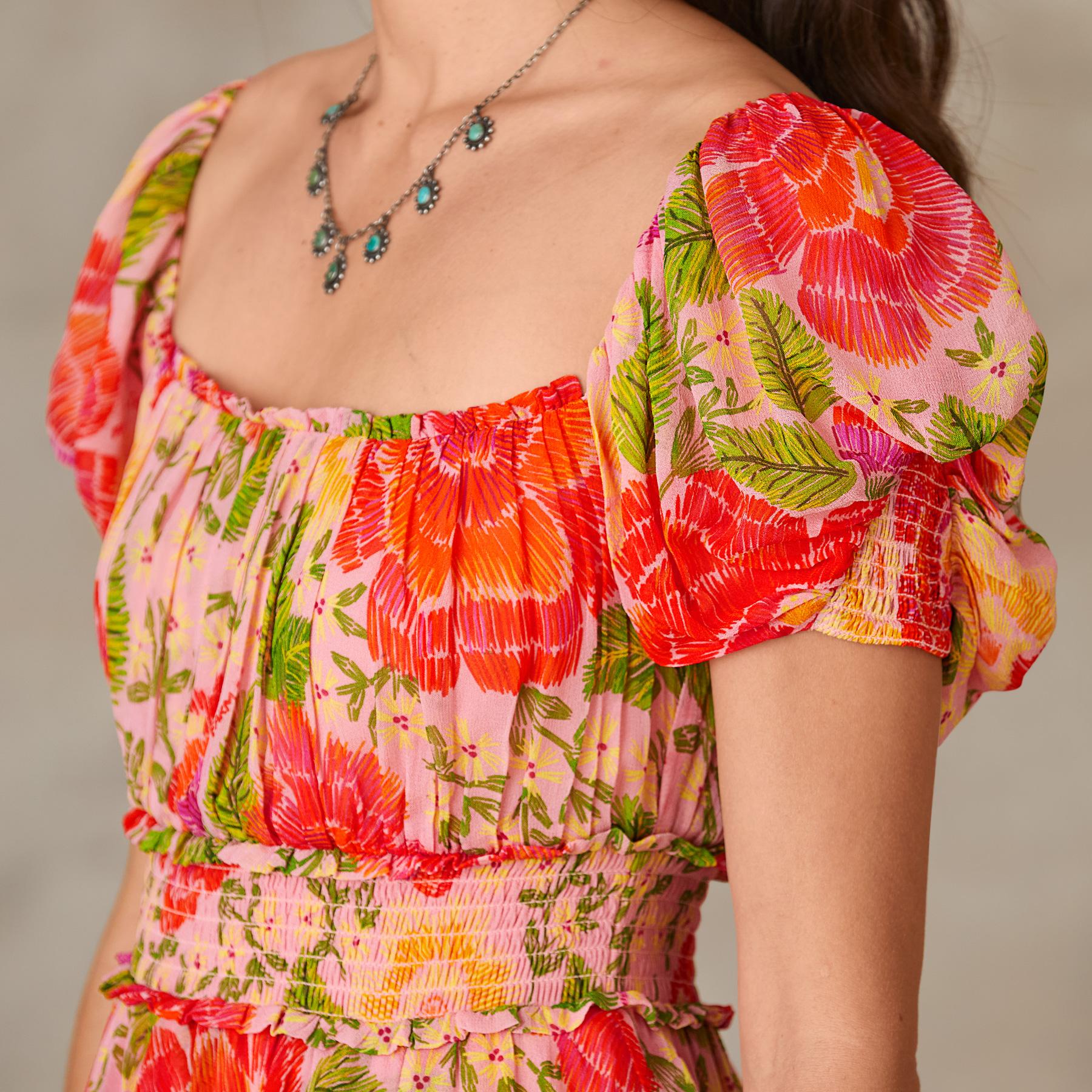 sundance-Blooming Floral Maxi Dress-Sundance Outlet