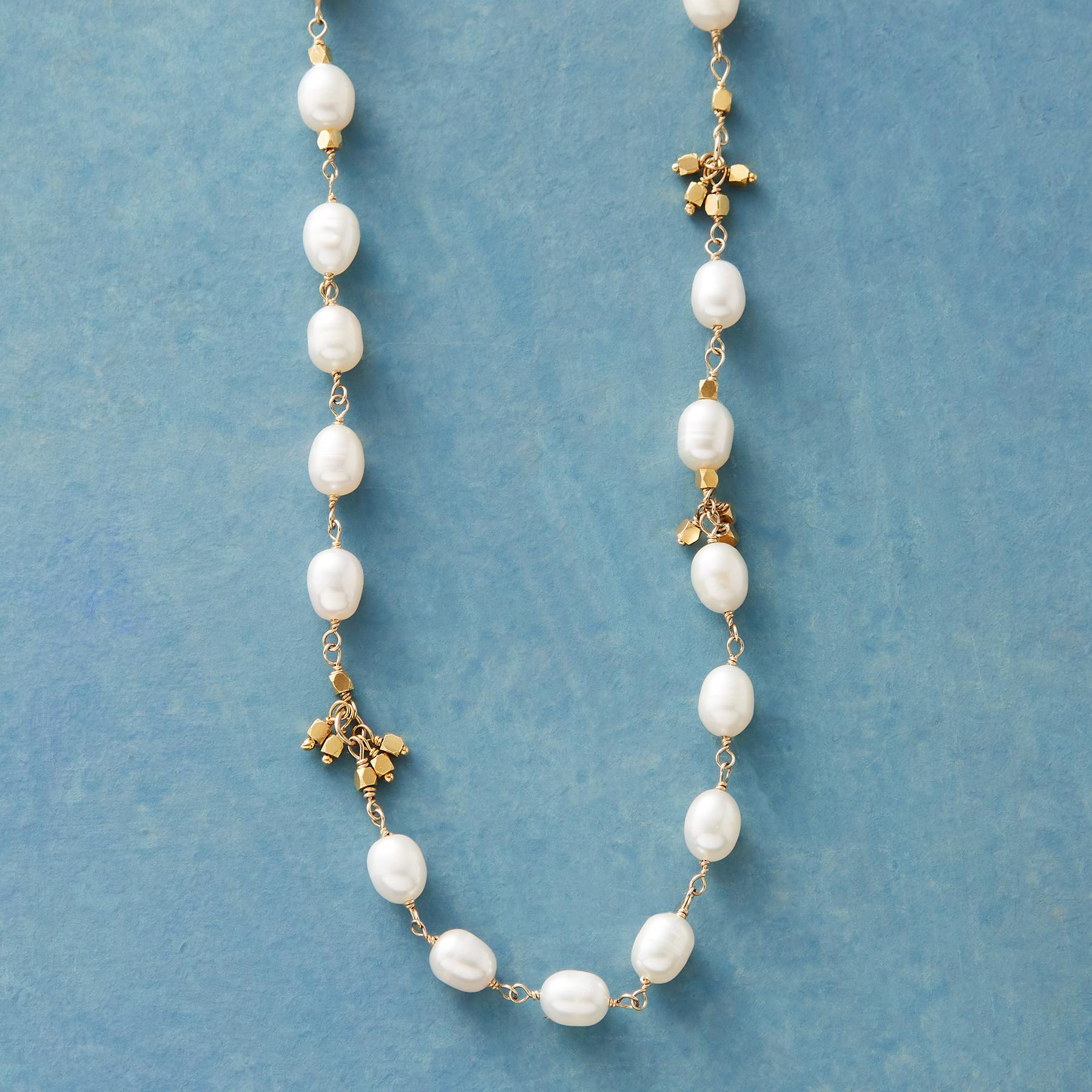 sundance-Pitter Patter Pearl Necklace-Sundance Outlet