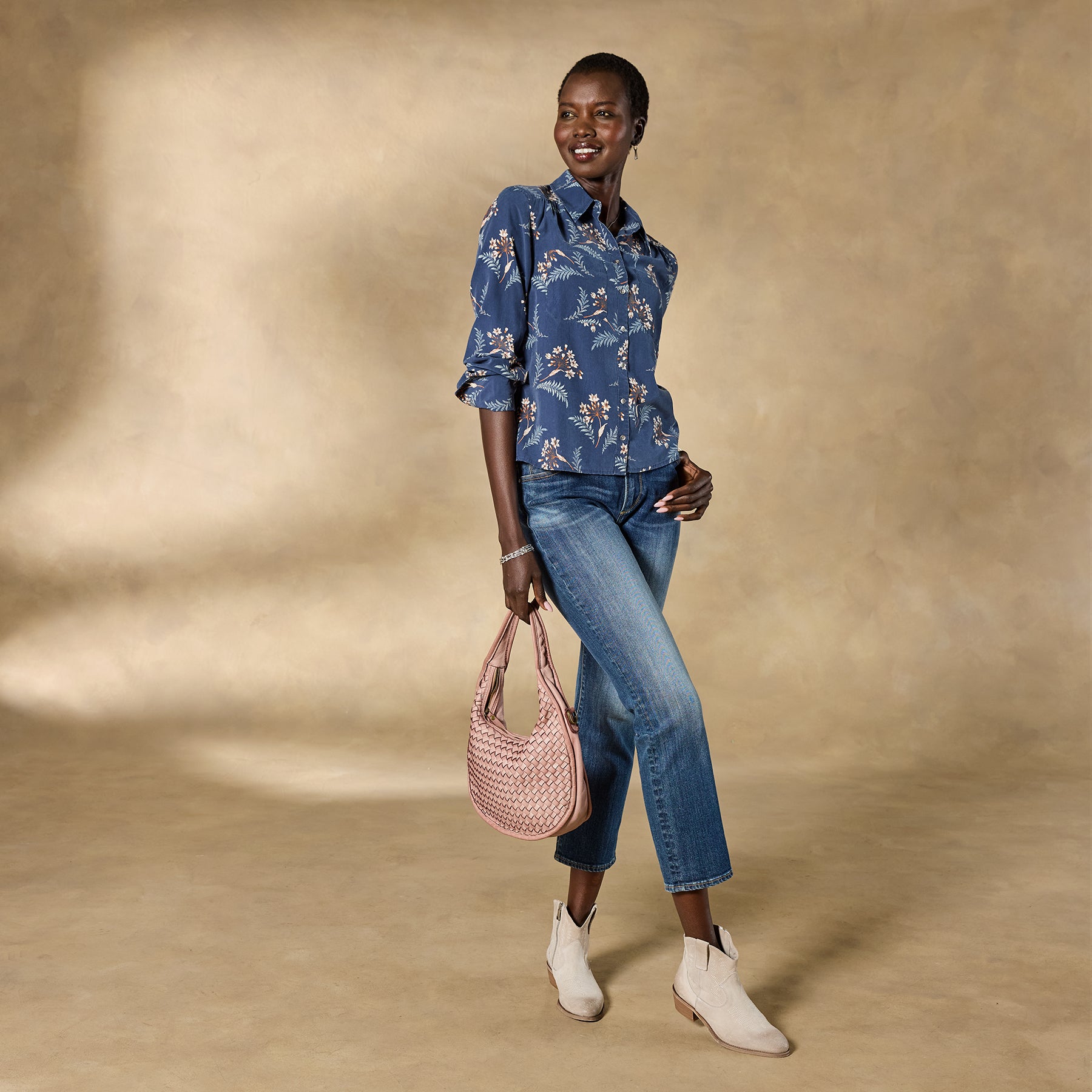 sundance-Ryleigh Mixed-Print Shirt, Petite-Sundance Outlet