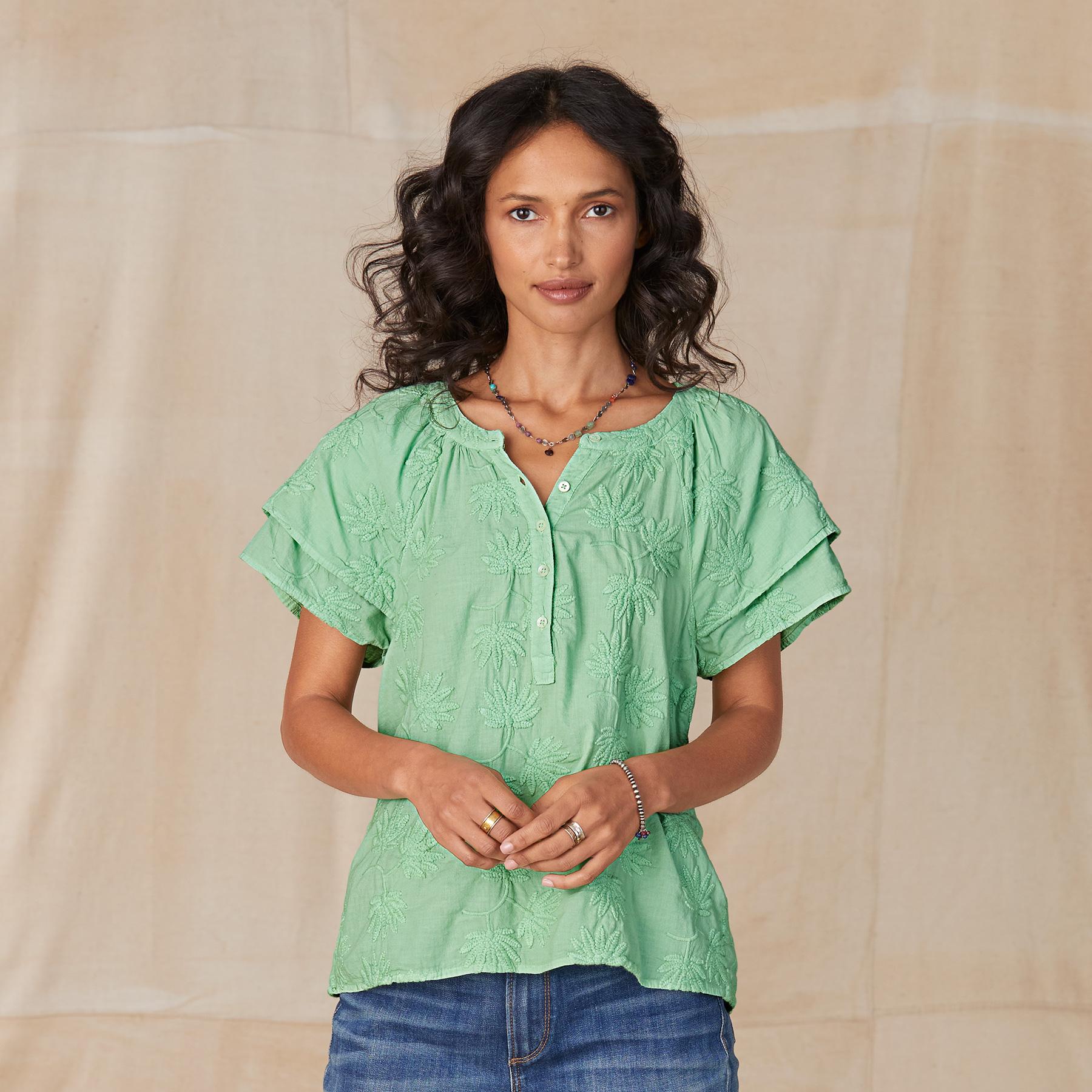 sundance-Claudie Wildflower Blouse-Sundance Outlet