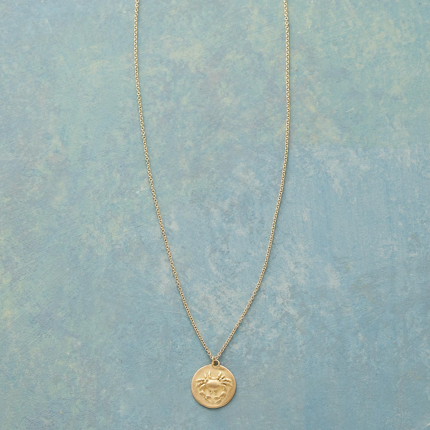 sundance-Bas Relief Zodiac Necklace-Sundance Outlet