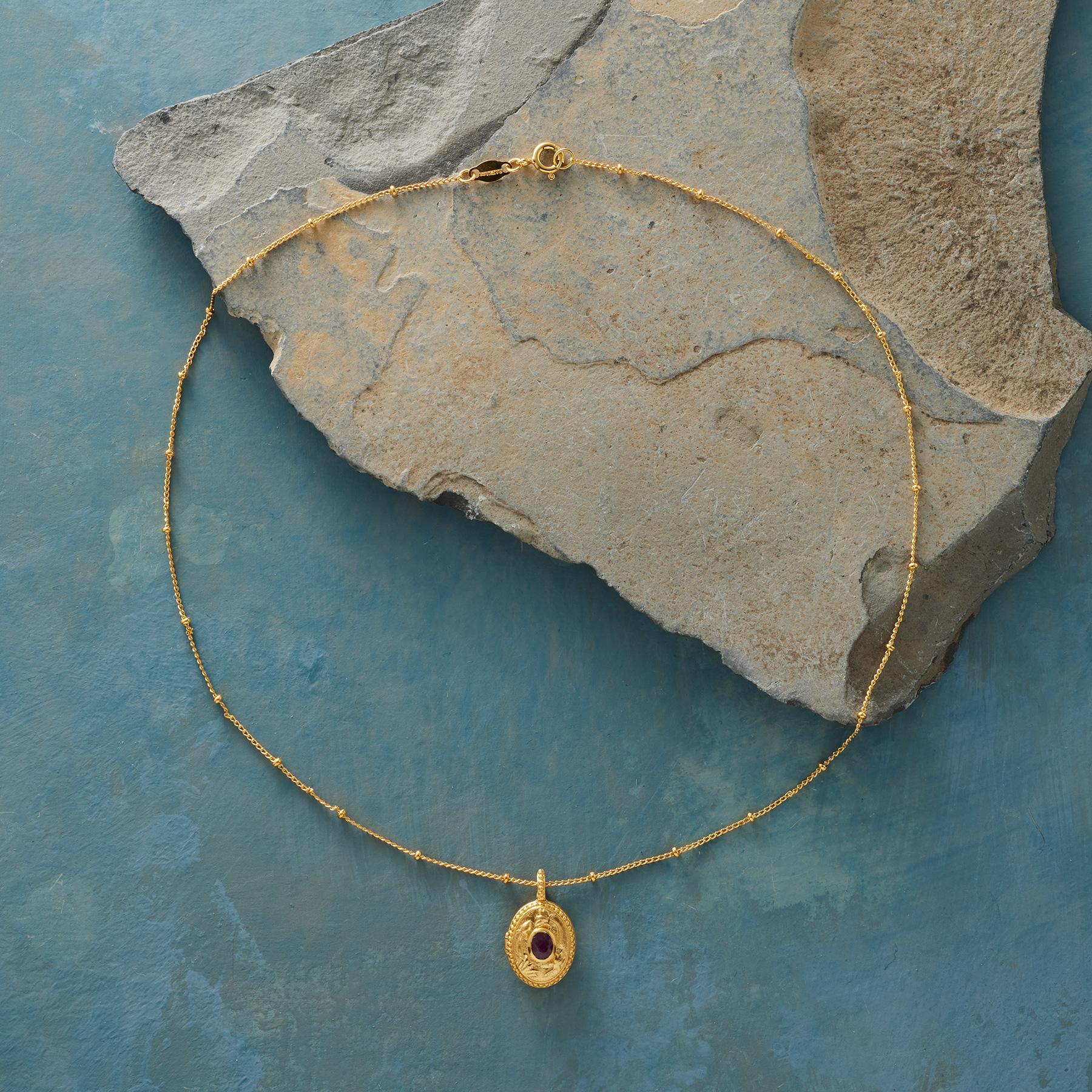 sundance-Gold Vermeil Birthstone Locket-Sundance Outlet