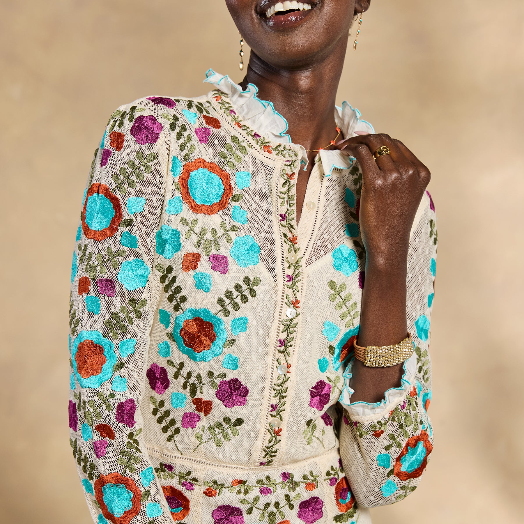 sundance-Ary Embroidered Maxi Dress-Sundance Outlet