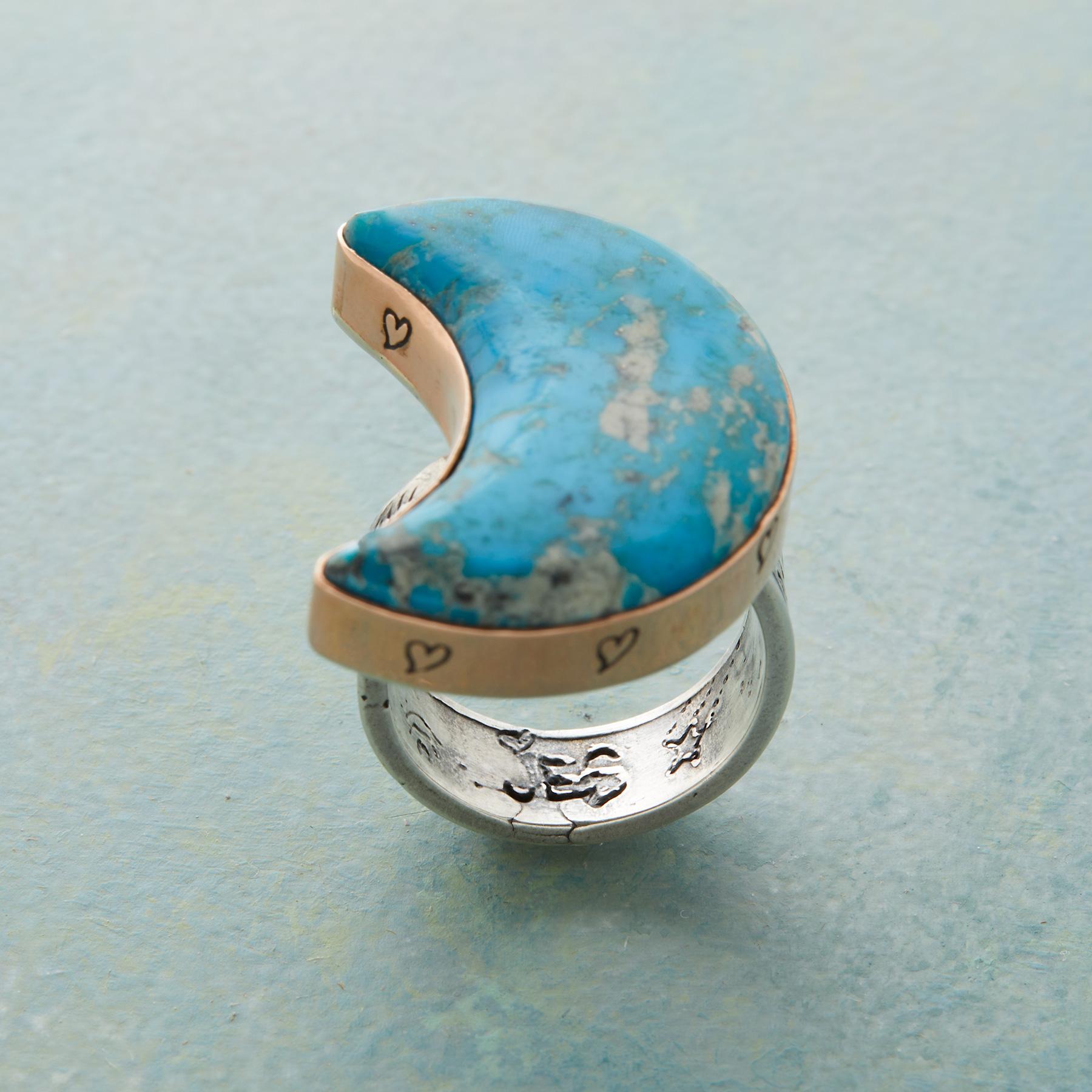 sundance-Turquoise Moon Ring-Sundance Outlet