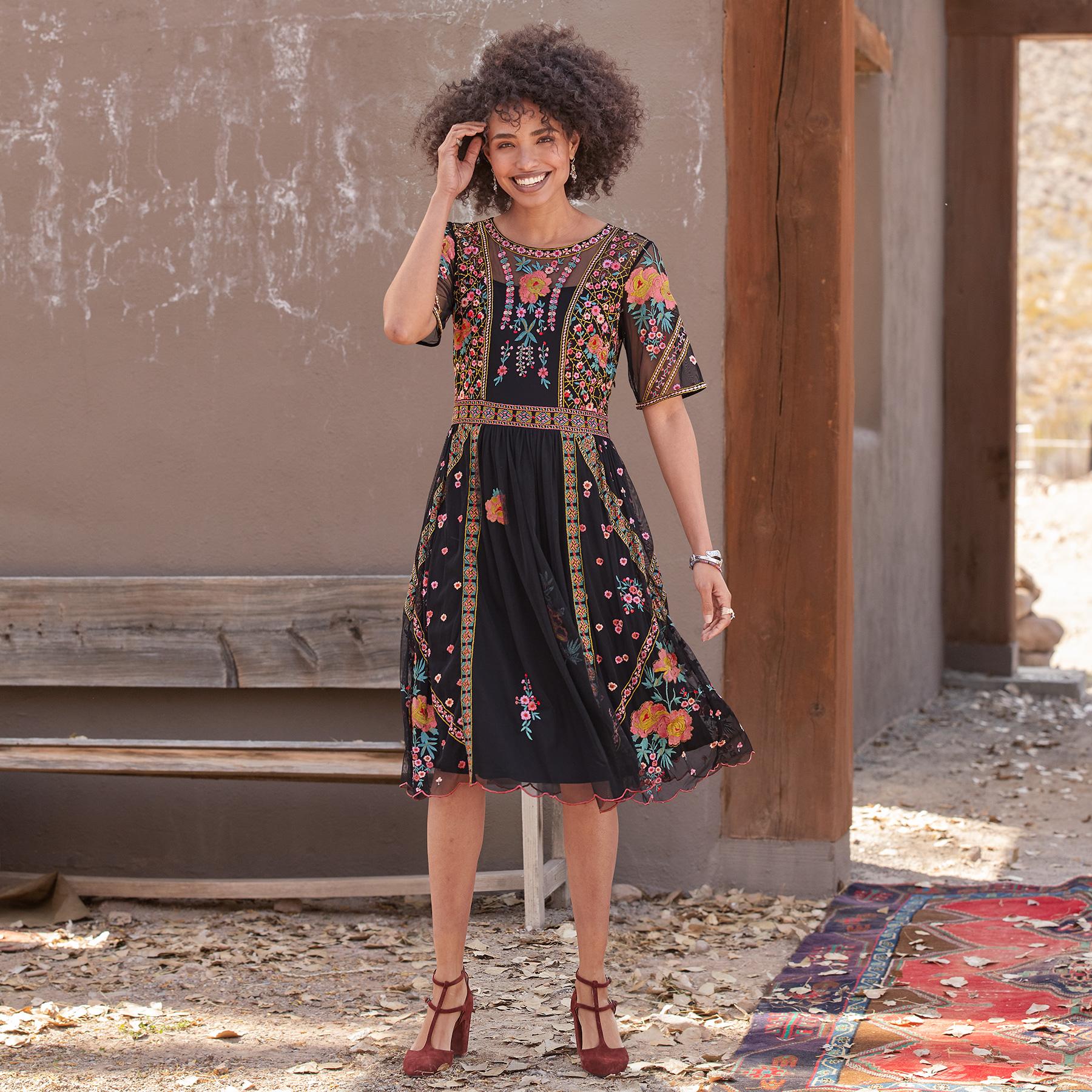 sundance-Roxanna Mesh Dress-Sundance Outlet