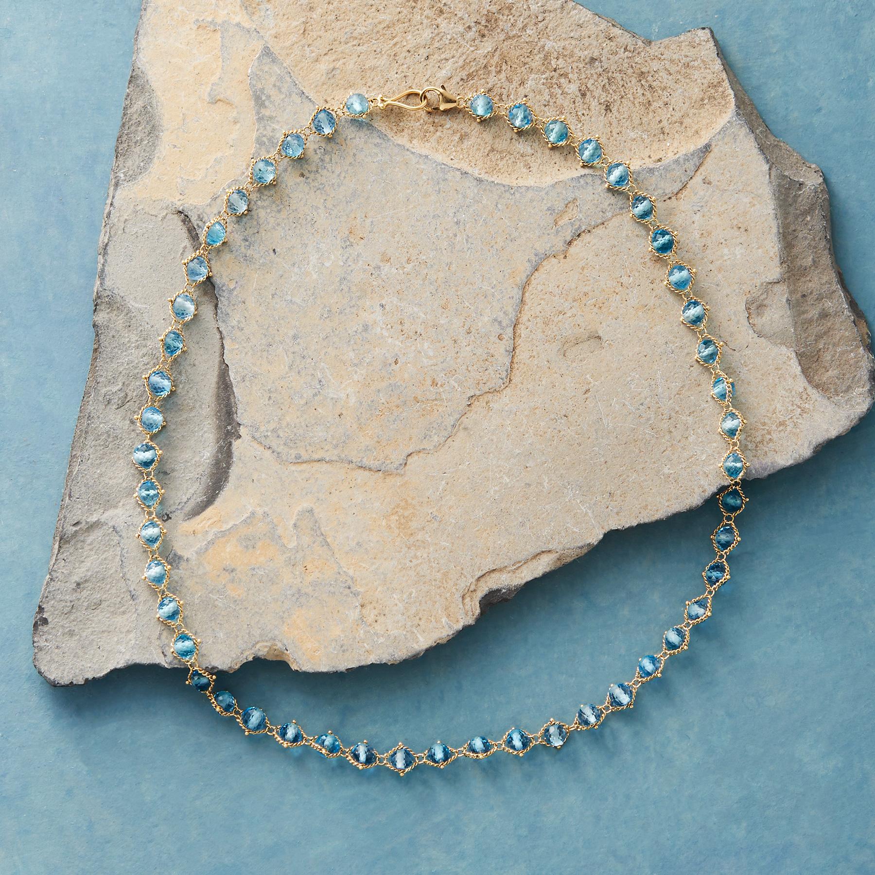 sundance-Woven Topaz Necklace-Sundance Outlet